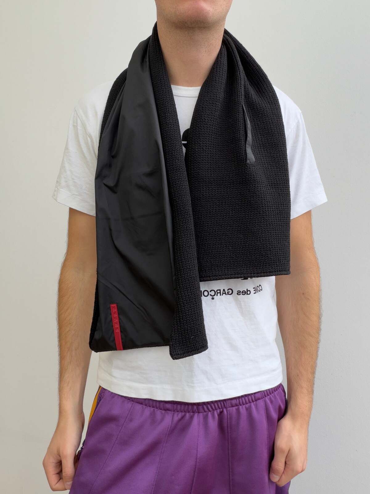 Prada Prada Sport 00s Nylon & Wool Scarf | Grailed