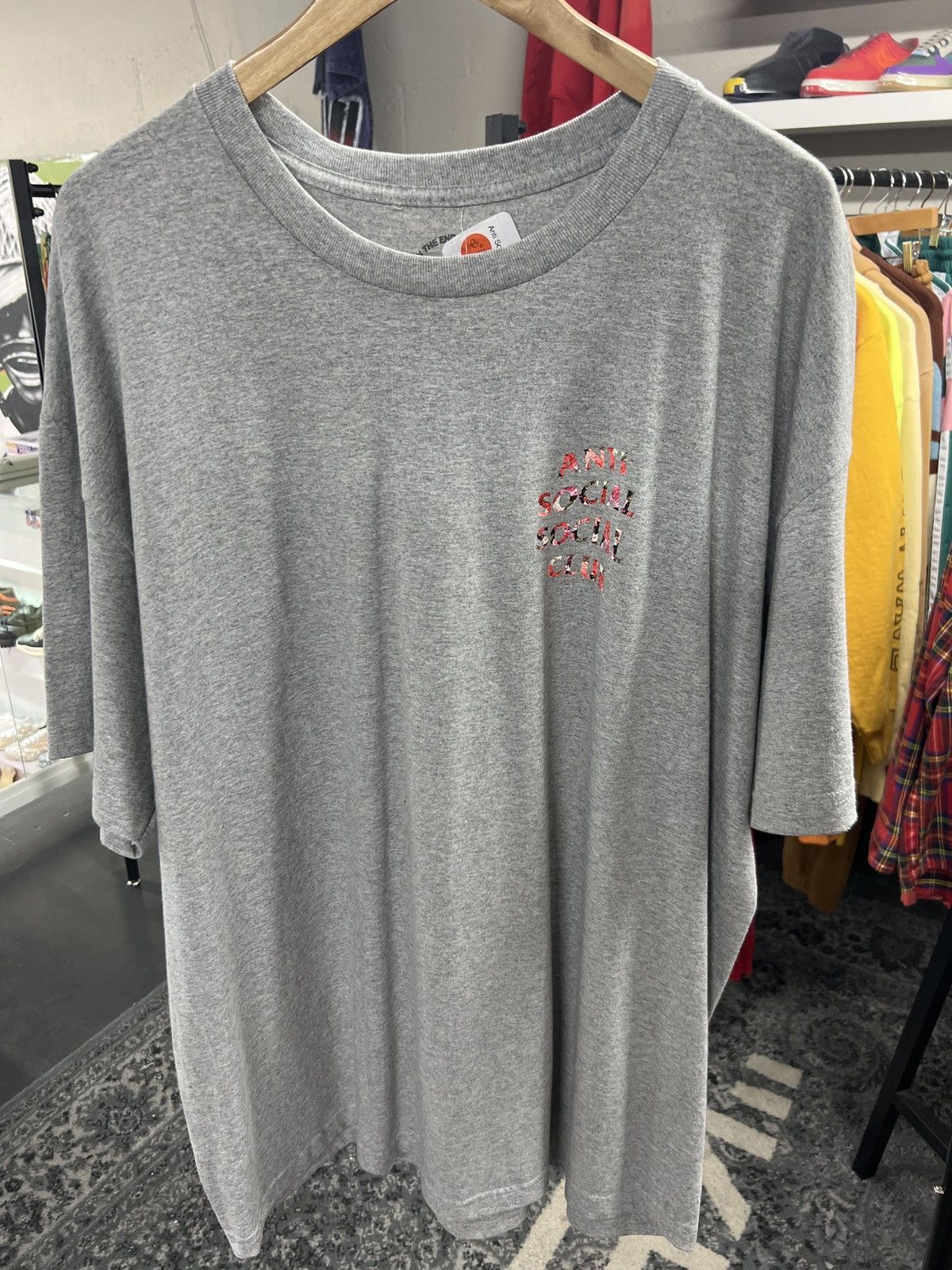 Anti Social Social Club Anti Social Social Club Bed Tee Grey Size US XXL / EU 58 / 5 - 1 Thumbnail