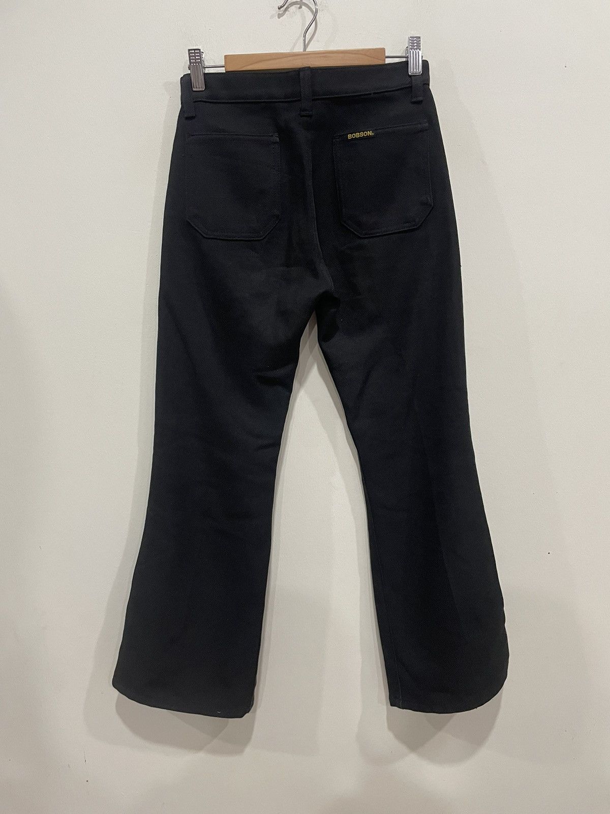 Vintage Vintage Bobson Black Pants Size 27" / US 4 / IT 40 - 2 Thumbnail