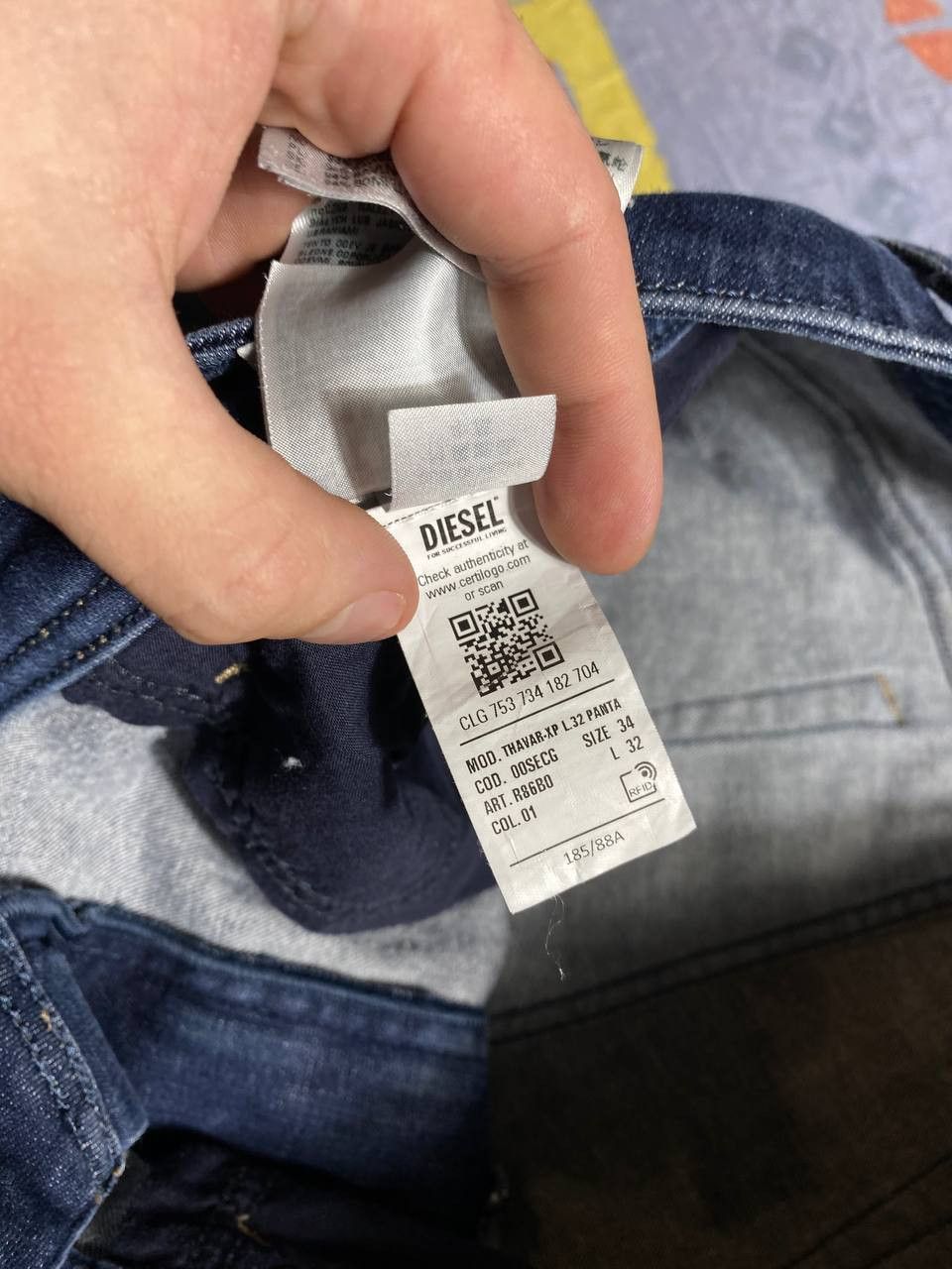 Diesel Vintage Diesel Jeans Size US 34 / EU 50 - 14 Thumbnail