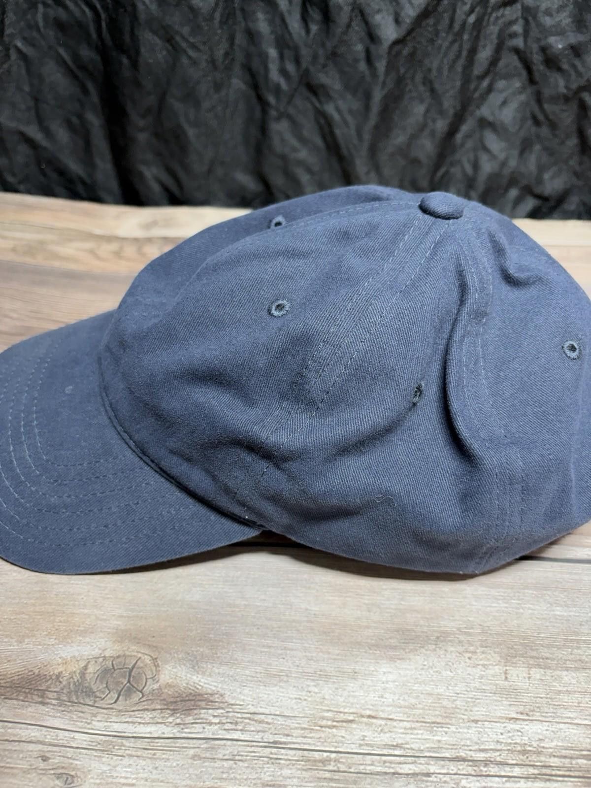 The Unbranded Brand Navy Blue Strap Back Dad Hat Cap Size ONE SIZE - 2 Thumbnail