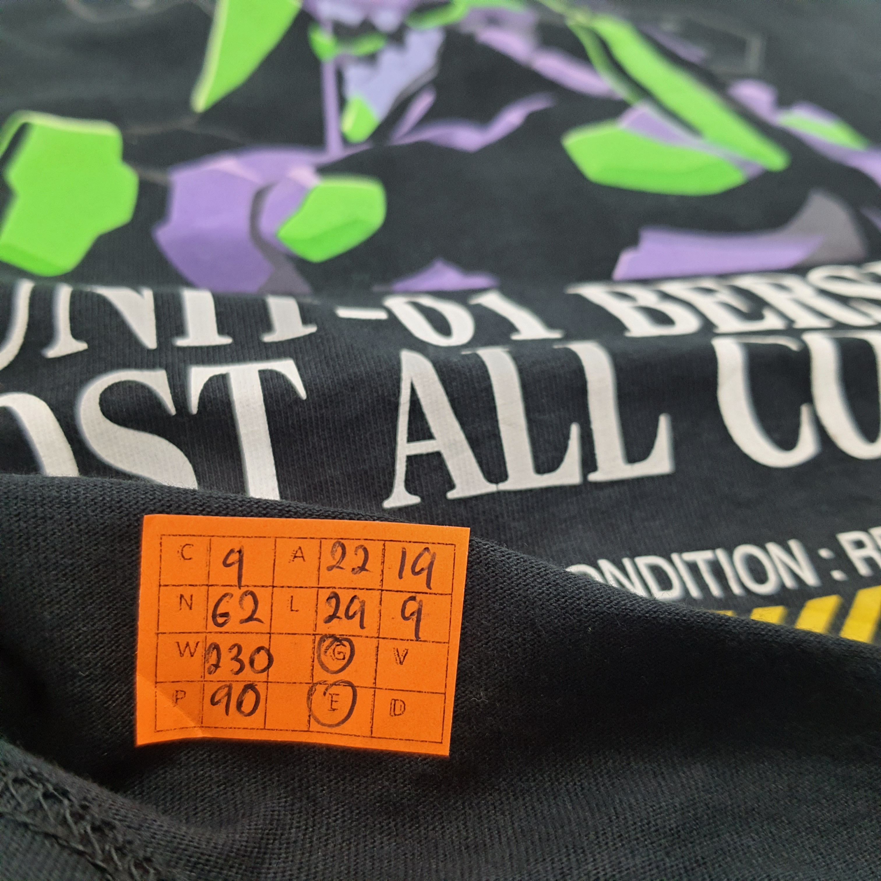 Anime Neon Genesis Evangelion Anime Tshirt Size US L / EU 52-54 / 3 - 10 Thumbnail