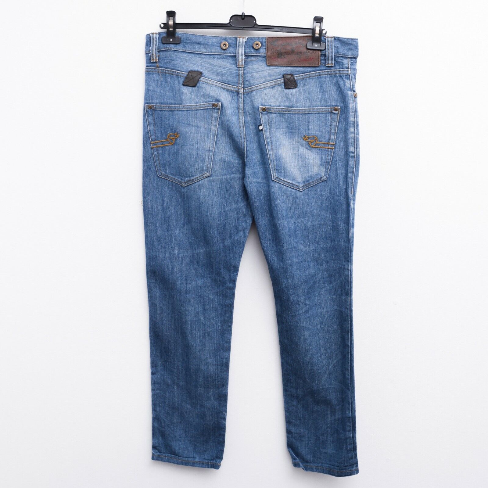 Cheap Monday 666 Cheap Unwash Men's W34 L32 Jeans Denim Suspenders button Size US 34 / EU 50 - 5 Thumbnail