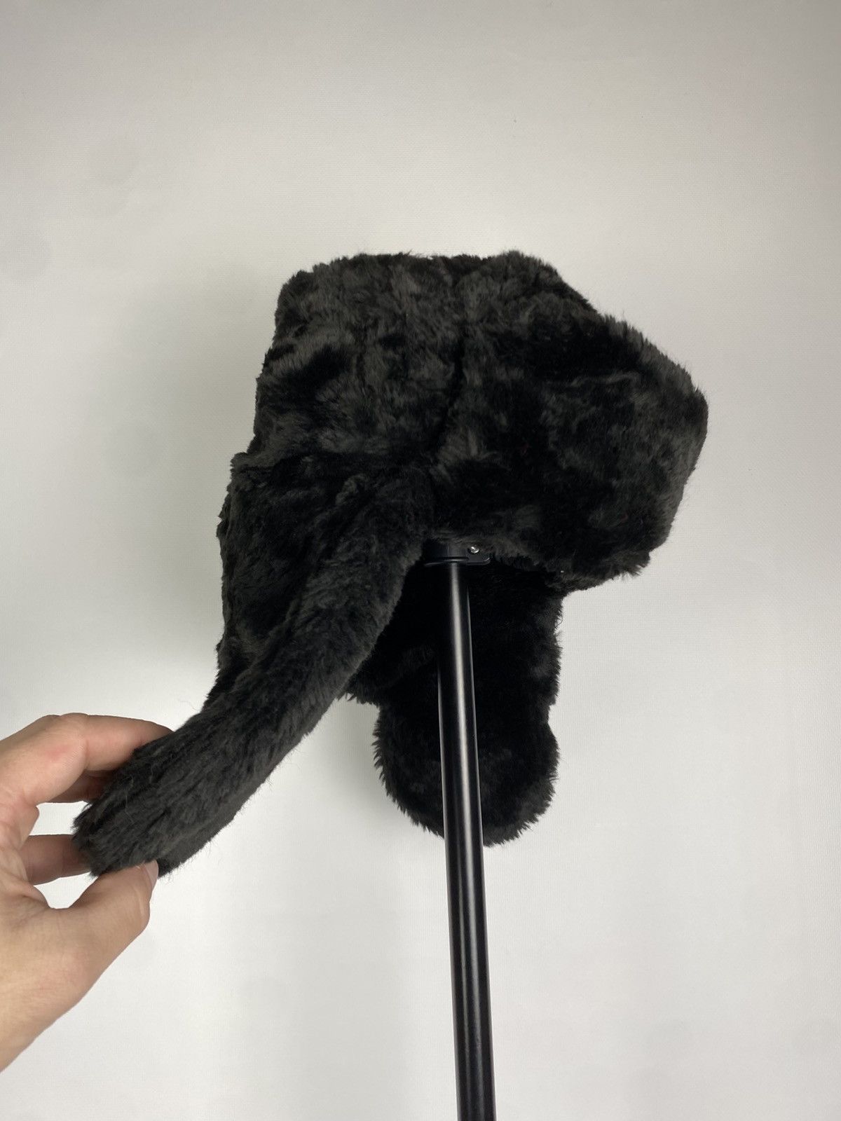 20471120 × Hysteric Glamour VNTG 70s 80s Japanese Style Fuzzy Mohair Ushanka Hat A8G Size ONE SIZE - 7 Thumbnail