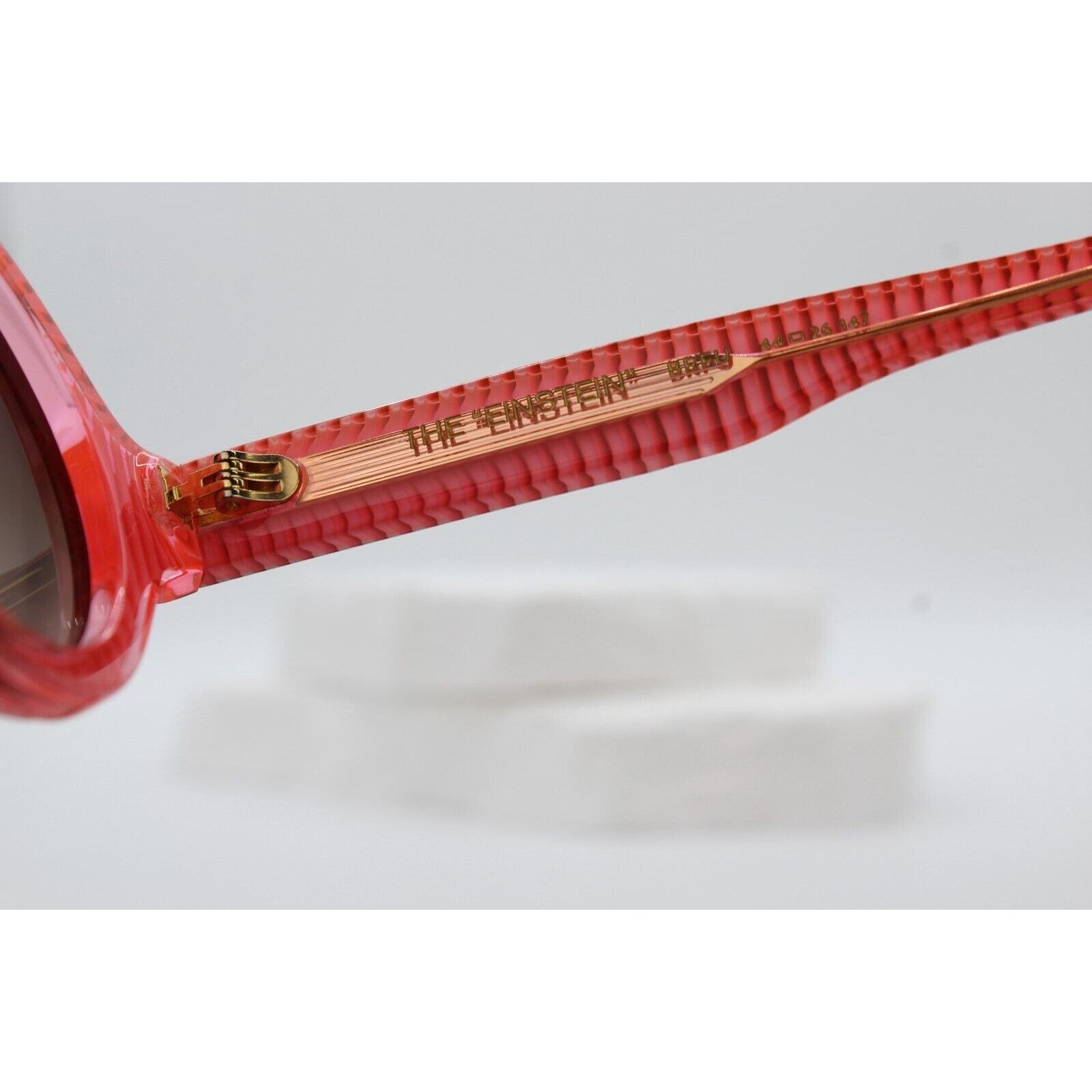 Etnia Barcelona Etnia AQFBI0128 Round Eyeglasses - Electric Rose Pinstripe Size ONE SIZE - 4 Thumbnail