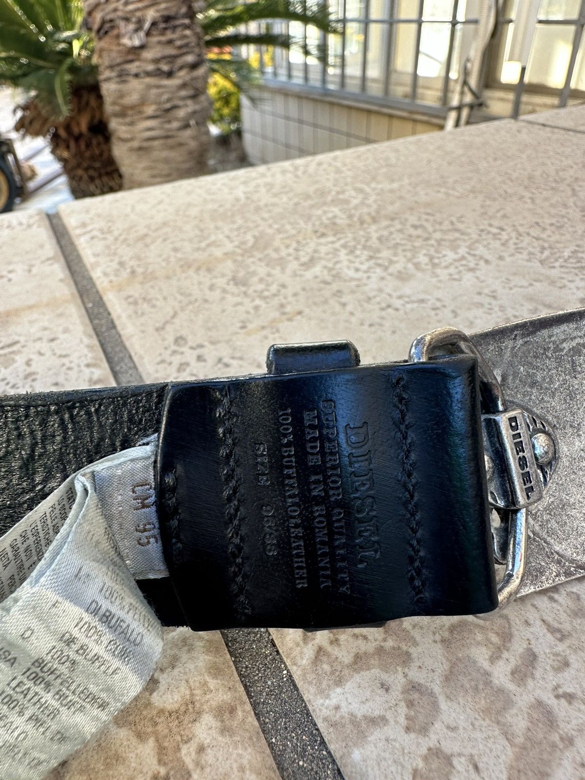 Diesel Diesel Black Belt Leather Size ONE SIZE - 6 Thumbnail