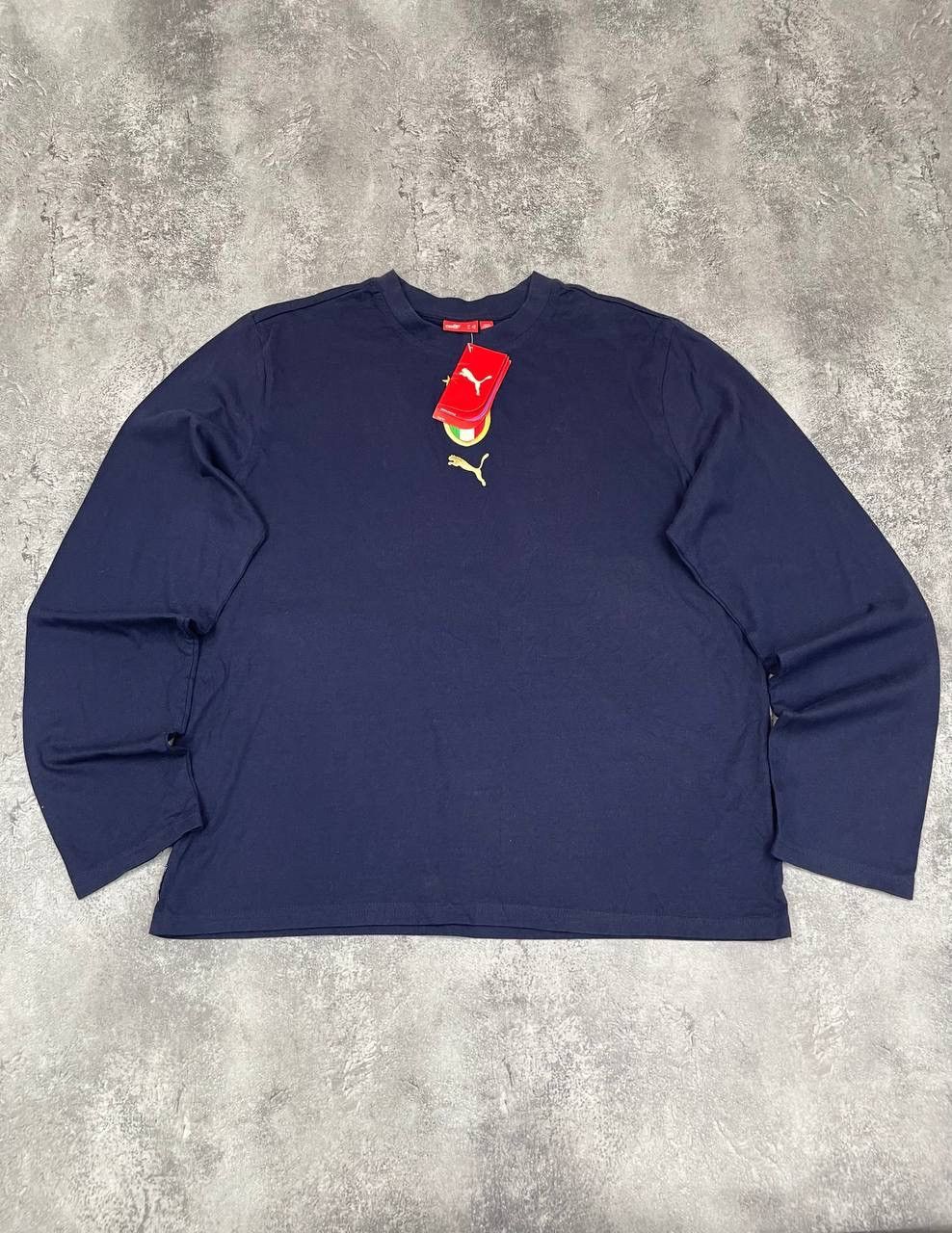 Puma Puma NWT Men Long Sleeve T-Shirt Italia Navy Blue Size XL Size US XL / EU 56 / 4 - 1 Thumbnail