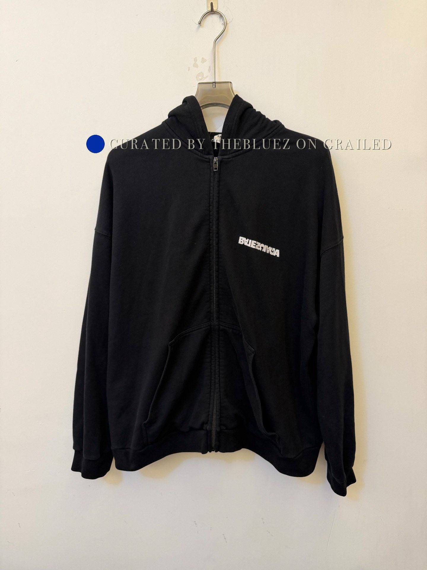 Balenciaga Balenciaga Tab Zip Up Hoodie | Grailed