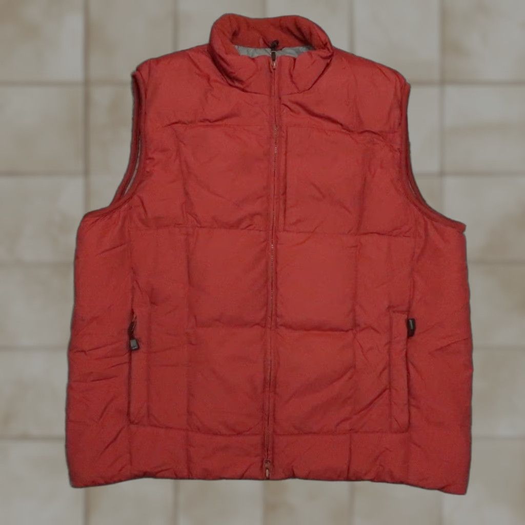 Eddie Bauer Eddie Bauer Vest Mens Large Red Goose Down Puffer Quilted Full Zip Pockets Size US L / EU 52-54 / 3 - 1 Thumbnail
