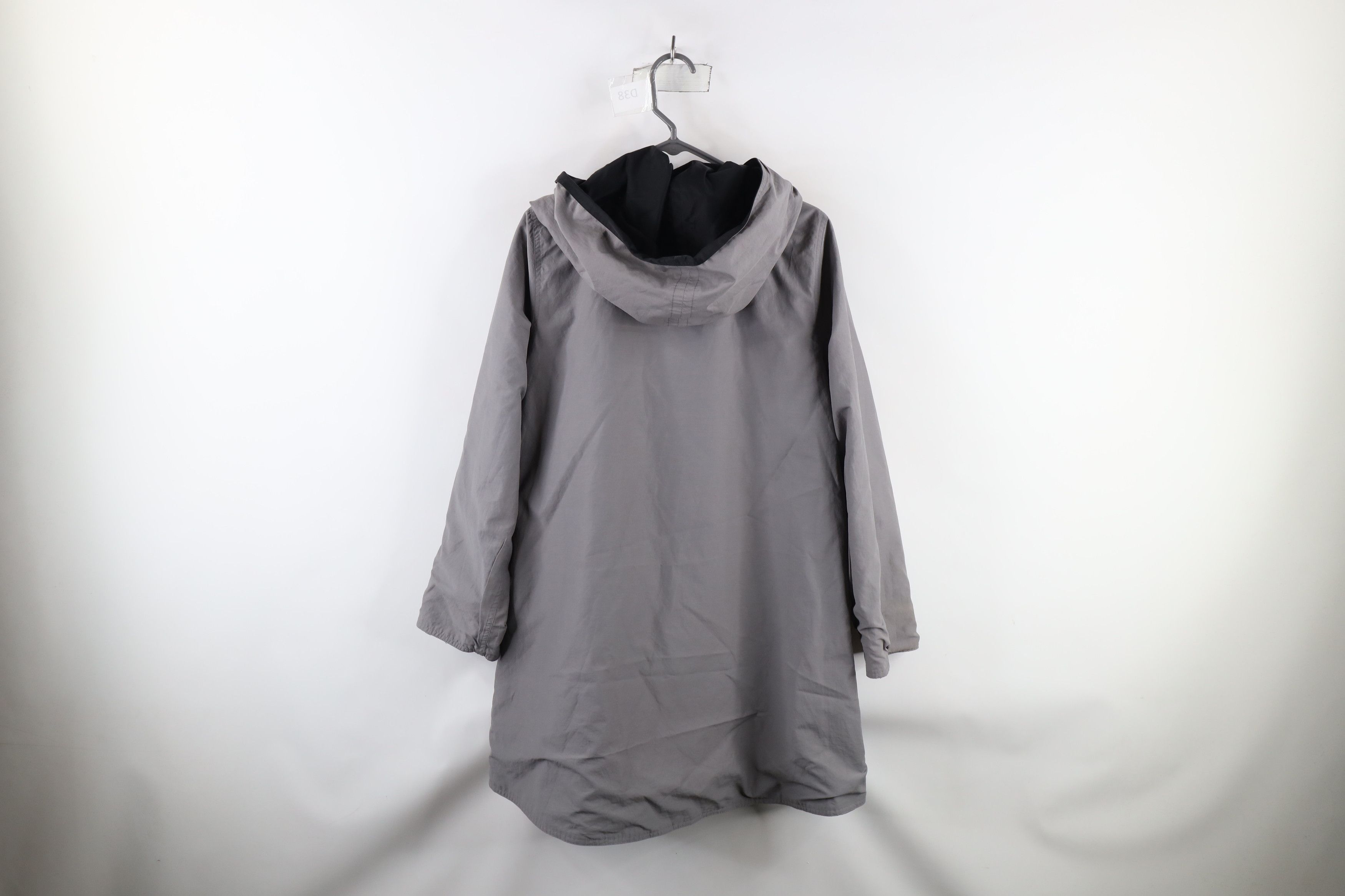 Eileen Fisher × Vintage Eileen Fisher Reversible Button Hooded Jacket Black Gray Size S / US 4 / IT 40 - 16 Thumbnail