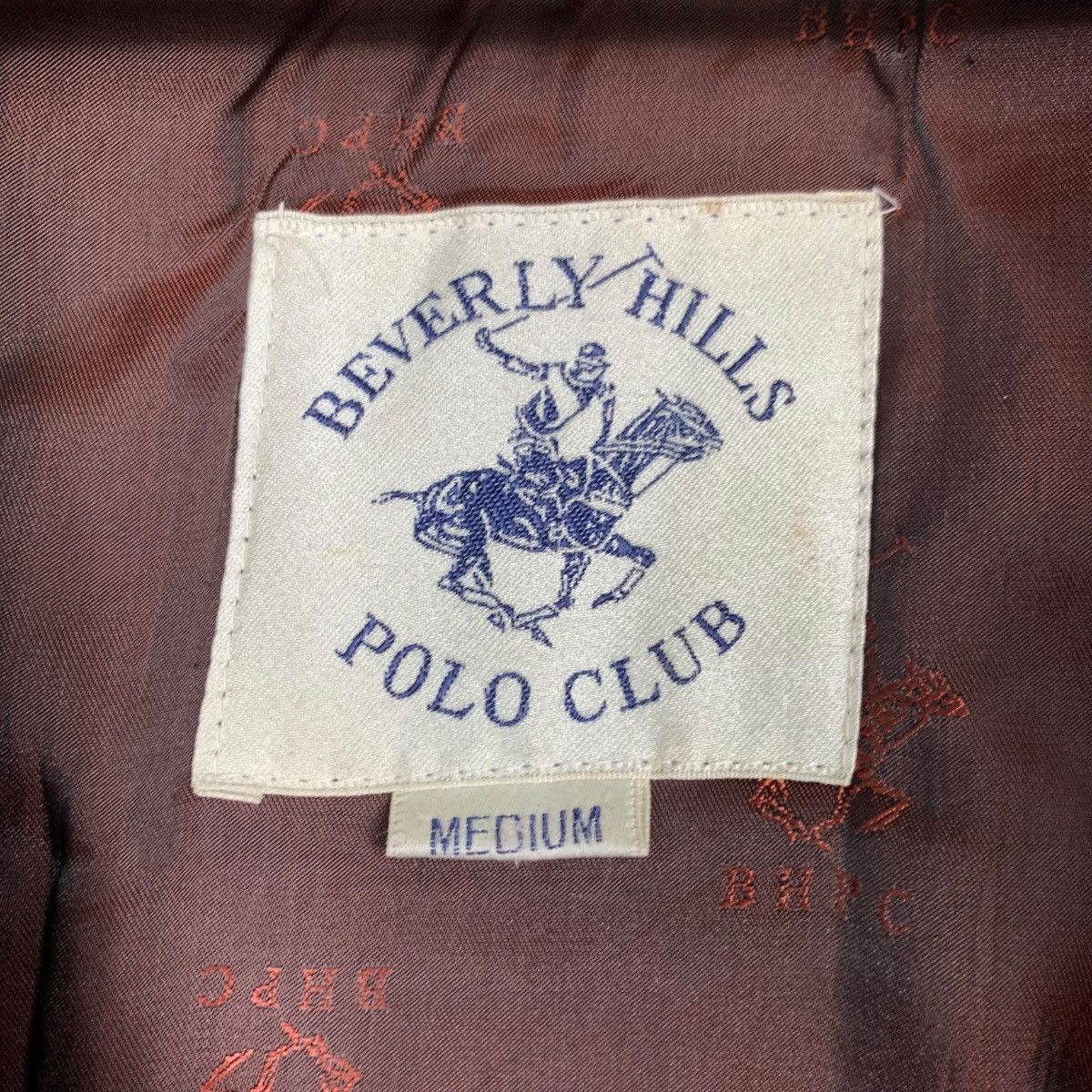 Beverly Hills Polo Club Vintage BEVERLY HILLS POLO CLUB A2 Leather Jacket #2354-C105 Size US M / EU 48-50 / 2 - 16 Thumbnail