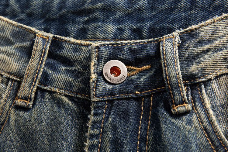 Japanese Brand × Jean Punk contrast wash gradient men's loose jeans Size US 32 / EU 48 - 3 Thumbnail