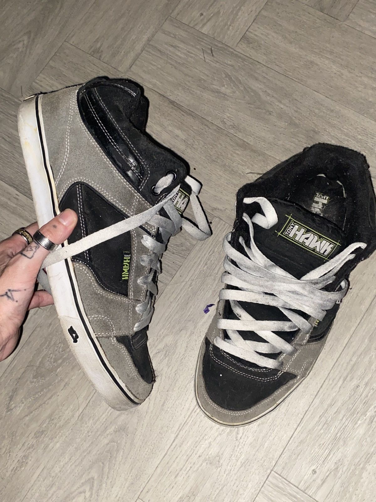 Tony Hawk 2000s TONY HAWK Y2K fat tongue skate shoes Size US 12 / EU 45 - 4 Thumbnail