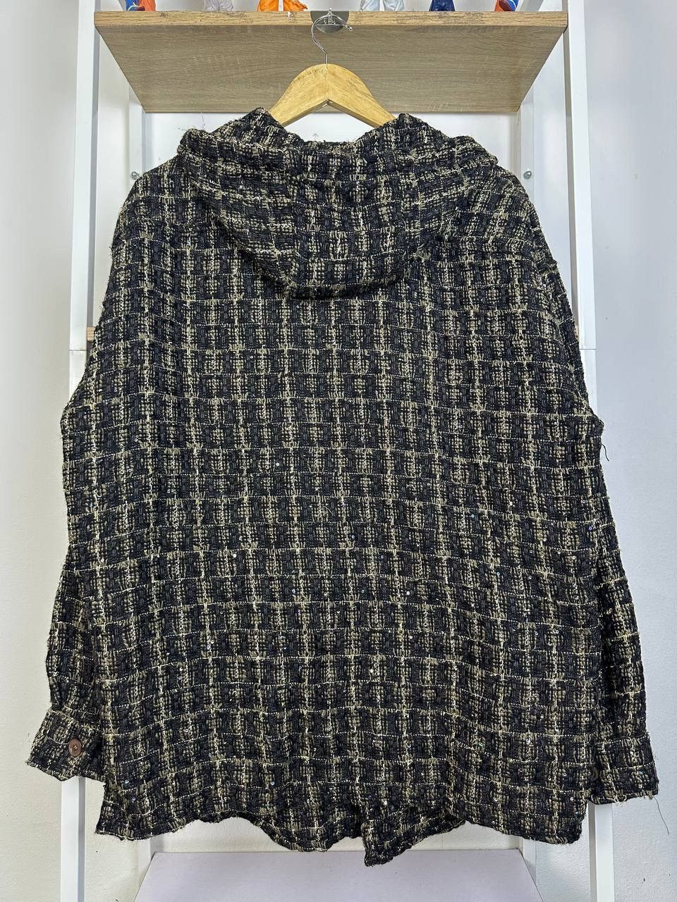 Faith Connexion Faith Connexion Tweed Oversize Hooded Shirt (PIT 22.5) Size S / US 4 / IT 40 - 8 Thumbnail