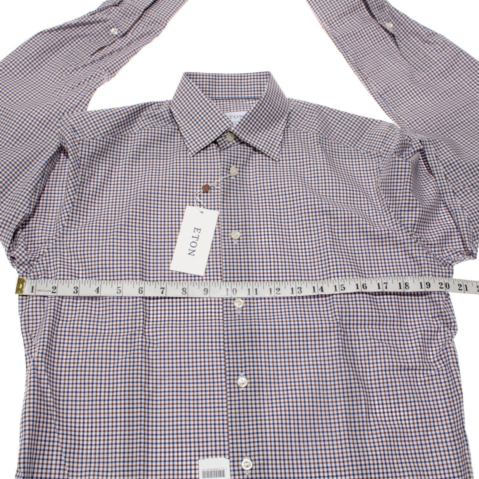 Eton Eton New with tags Shirt Size S US In Brown Size US S / EU 44-46 / 1 - 7 Thumbnail