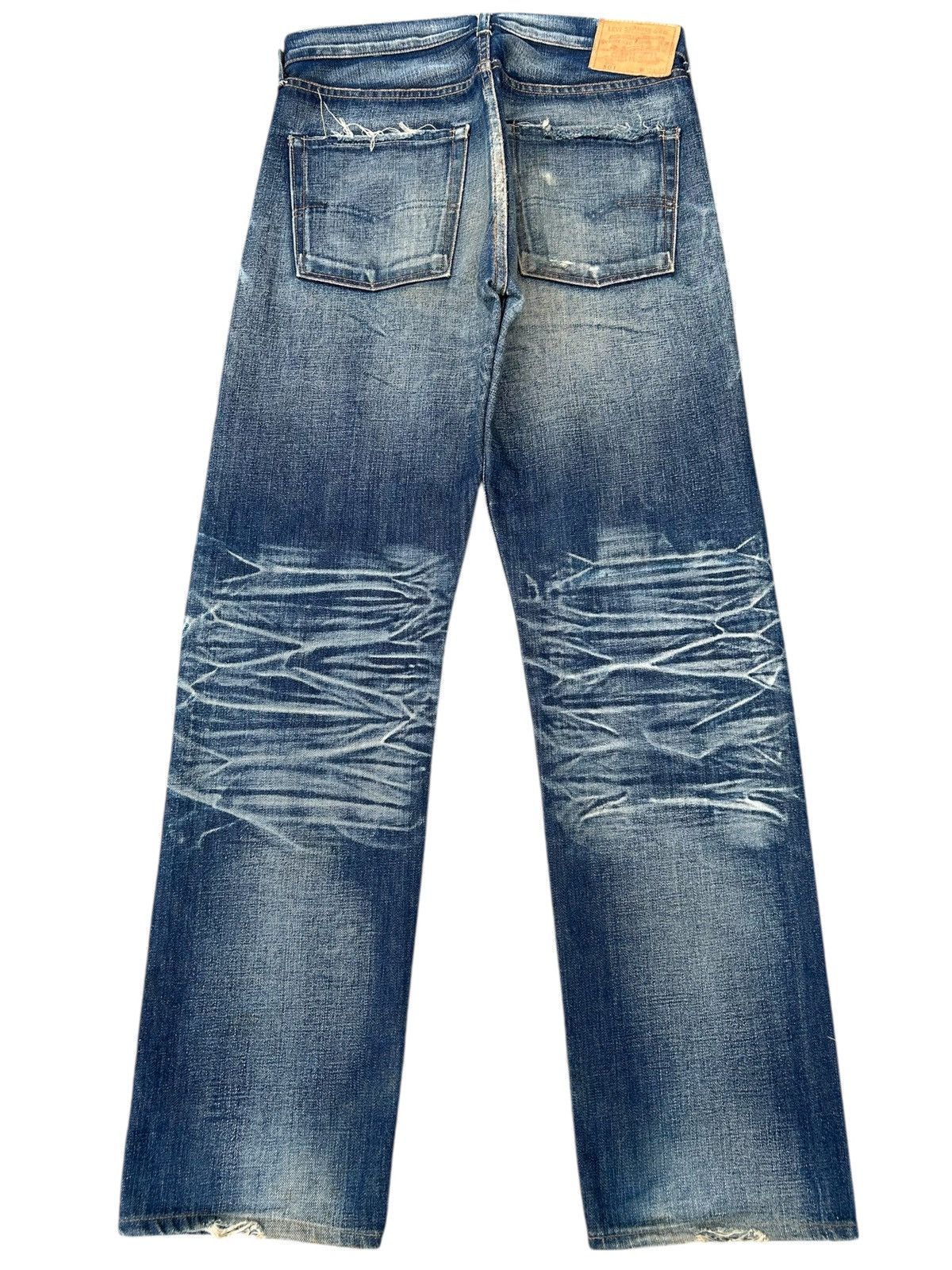 Kapital Vintage Levis Big E 501 Selvedge Distressed Denim Jeans Size US 32 / EU 48 - 1 Thumbnail