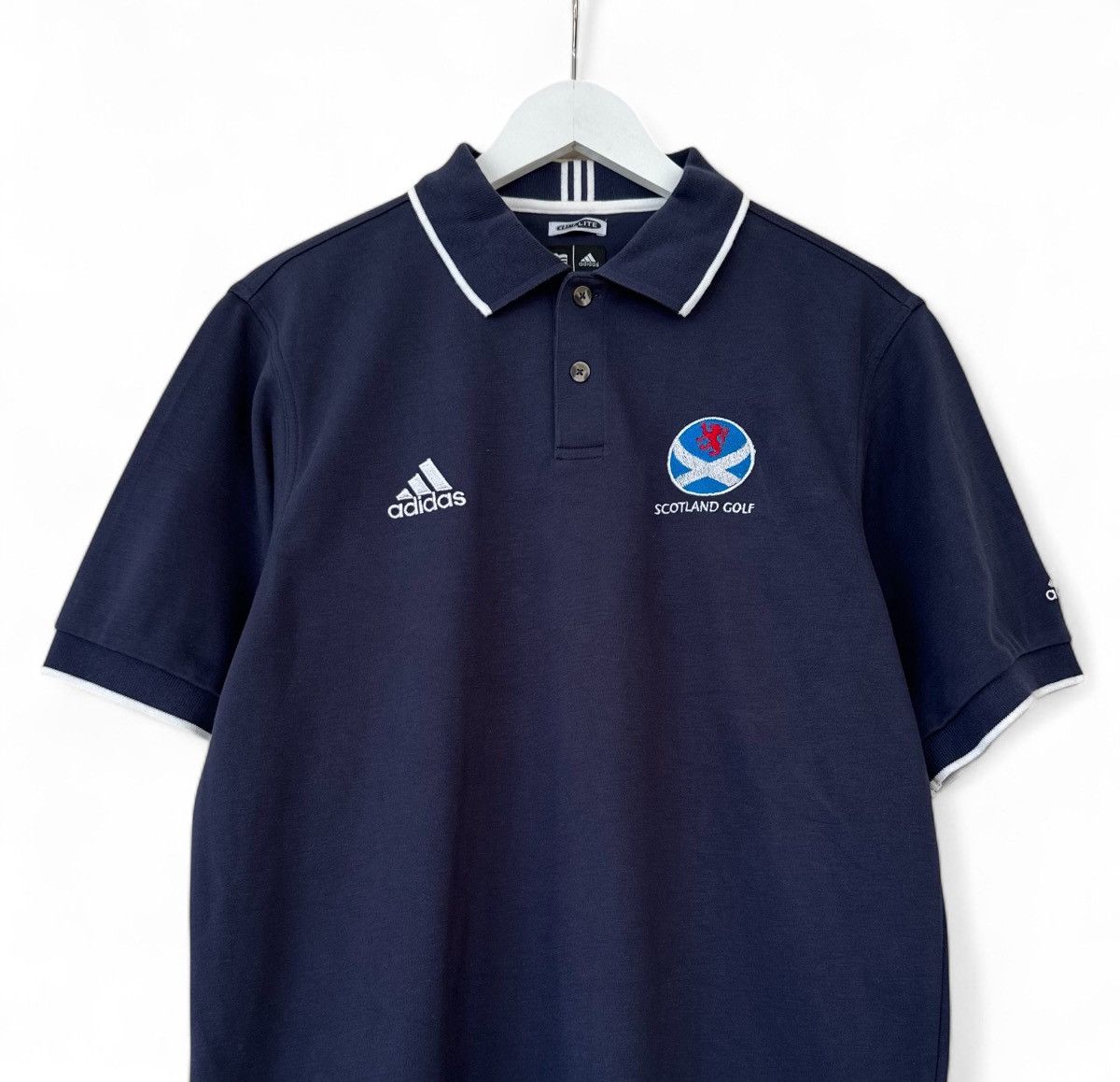 Adidas × Vintage 2004 Scotland National Golf Team Adidas Polo Shirt Men's M Size US M / EU 48-50 / 2 - 3 Thumbnail