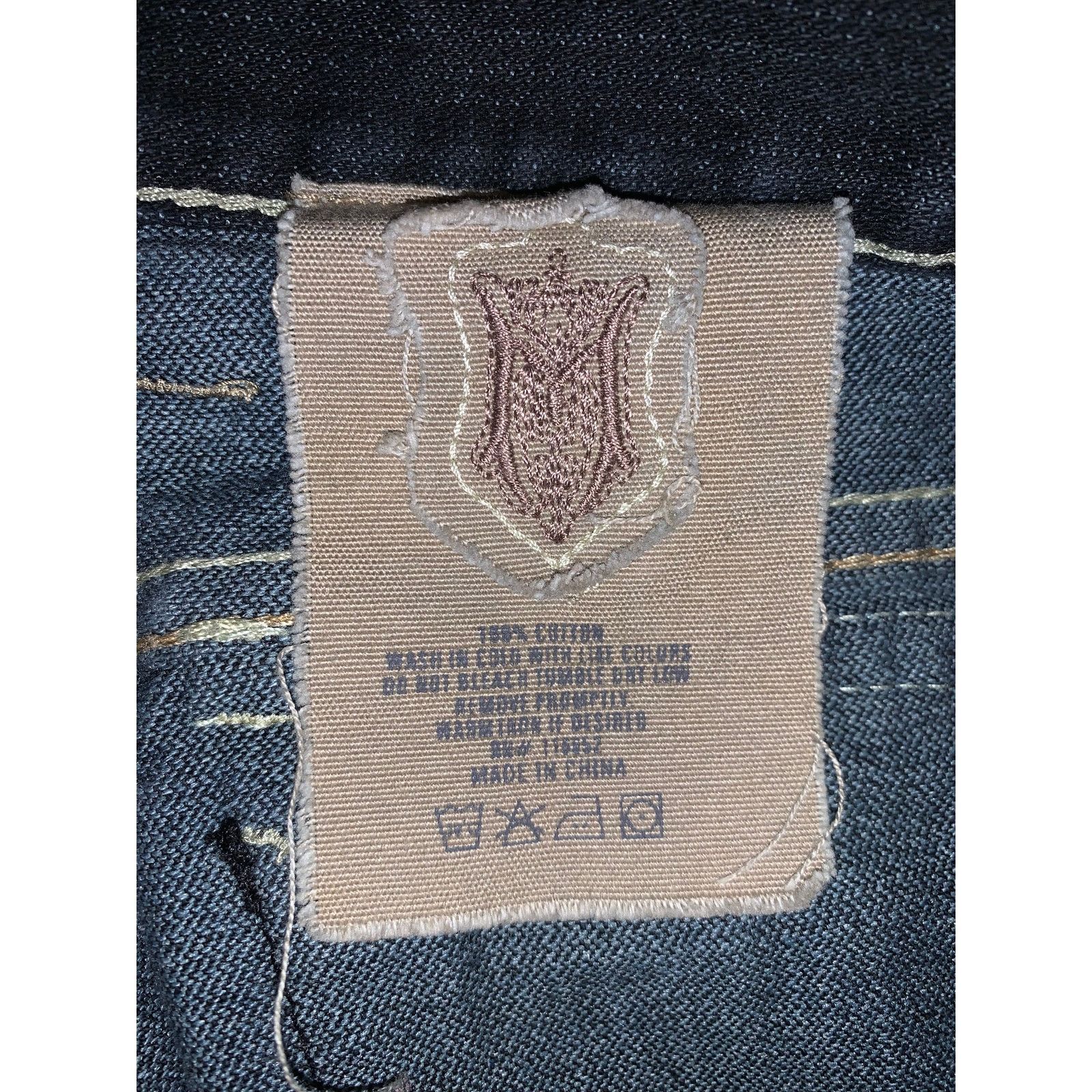 Monarchy Vintage Monarchy Distressed Jeans 34 Cropped Flare Size US 33 - 11 Thumbnail