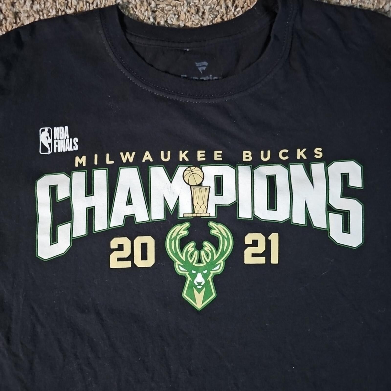 Other Fanatics Milwaukee Bucks 2021 Champions M Tshirt Size ONE SIZE - 2 Thumbnail