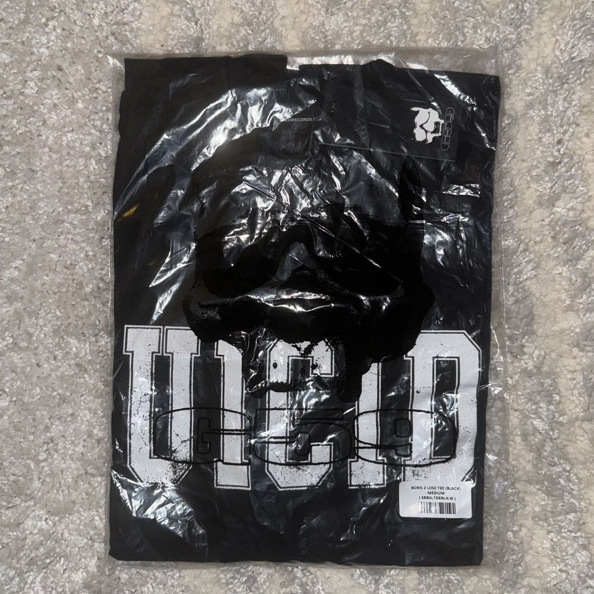 G59 Records $uicideboy$ G59 BORN 2 LOSE TEE BLACK Size US M / EU 48-50 / 2 - 2 Thumbnail