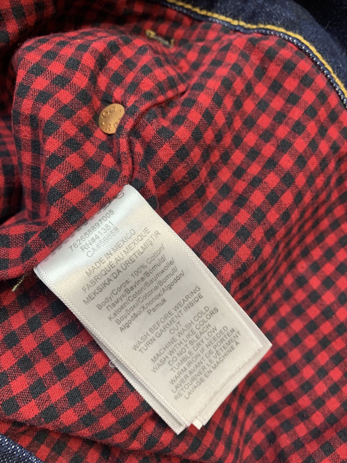 RRL Ralph Lauren Rare Double RL Ralph Lauren Lot R01 Indigo Denim Jeans Size US 32 / EU 48 - 10 Thumbnail