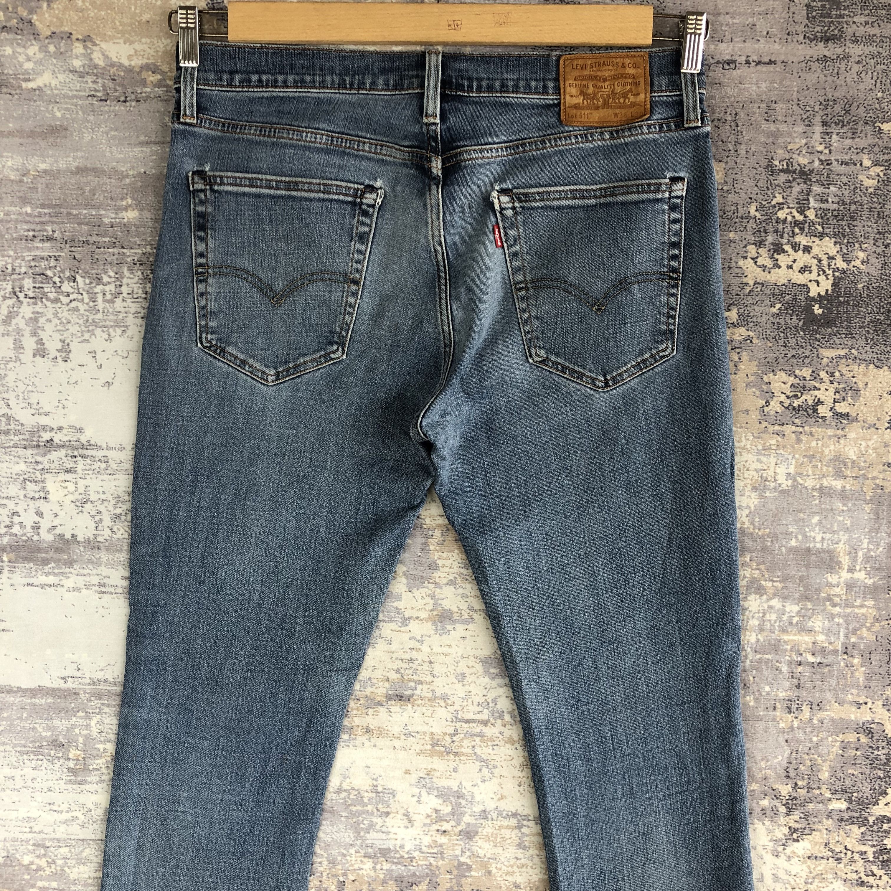 Levi's Vintage Y2K LVC Levis Faded Jeans Levi's 511 Skinny Denim Size US 34 / EU 50 - 4 Thumbnail