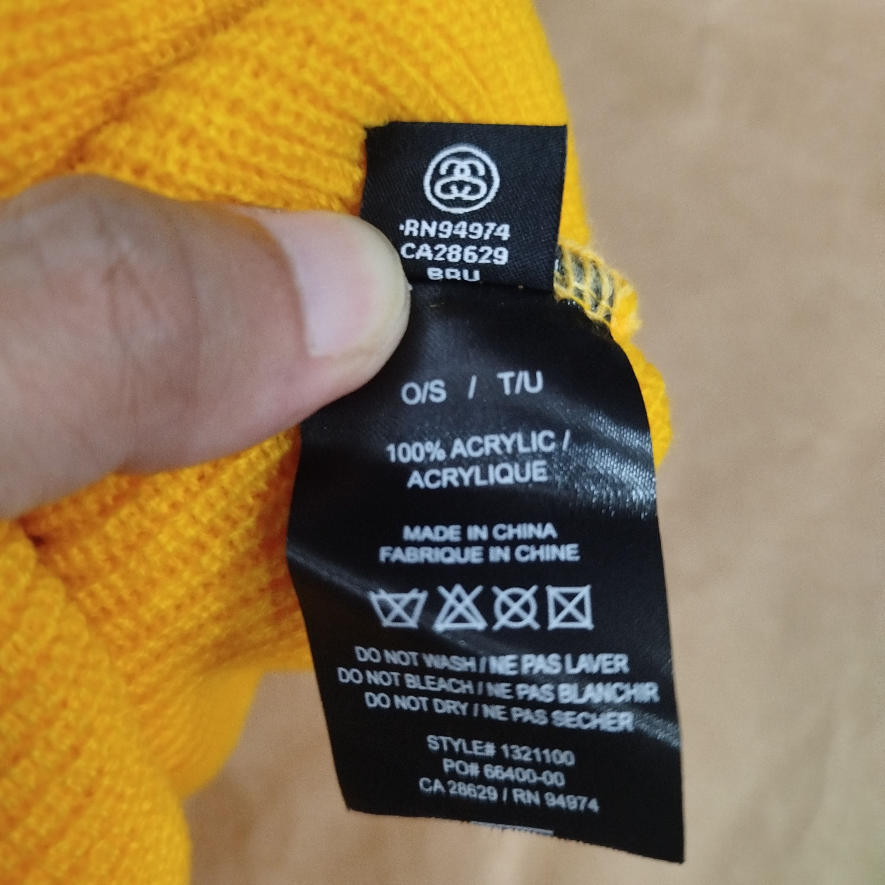 Stussy STUSSY WORKGEAR WAFFLE CUFF BEANIE Size ONE SIZE - 5 Thumbnail