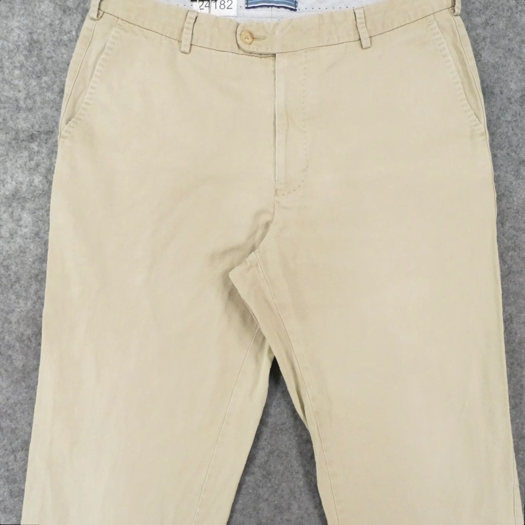 Peter Millar Peter Millar Pants Mens 35x28 Chino Flat Front Beige Preppy Casual Size US 35 - 3 Thumbnail
