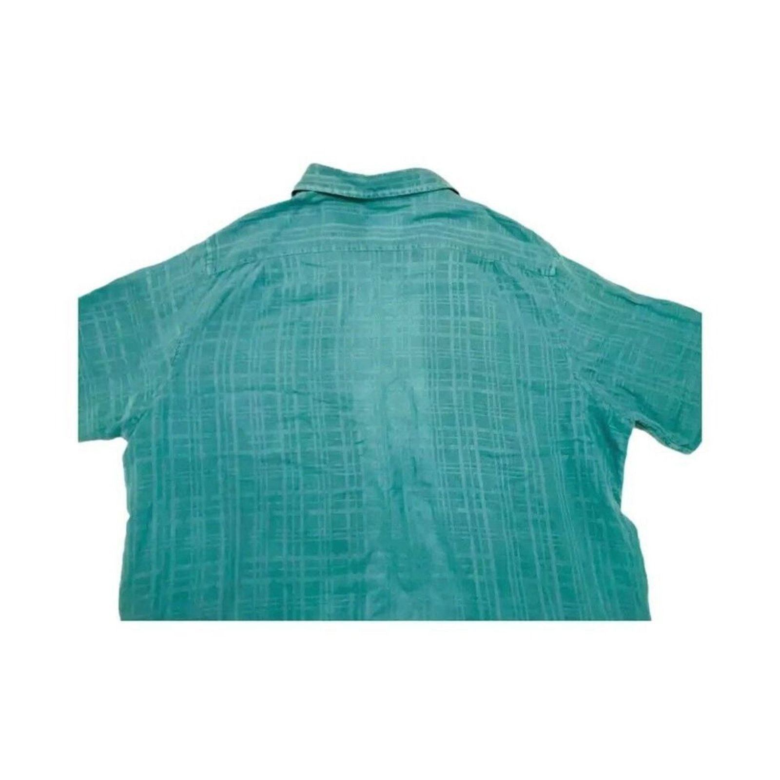Tasso Elba Tasso Elba Island Men's Shirt Turquoise Green XXL Linen Size US XXL / EU 58 / 5 - 3 Thumbnail