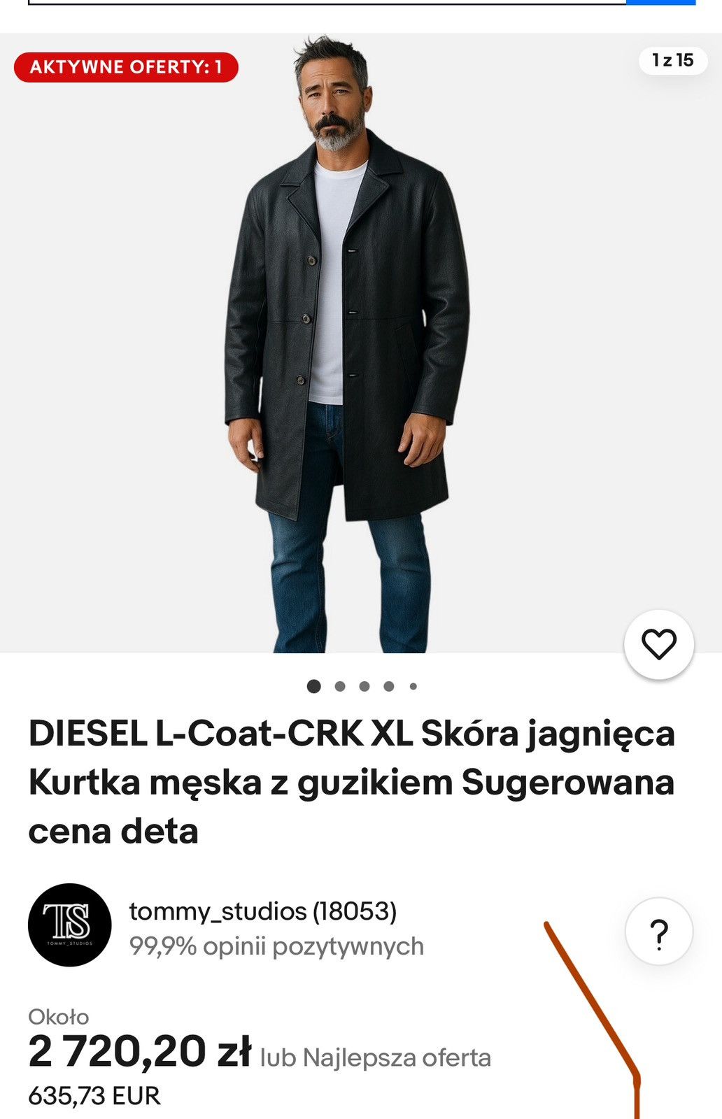 Diesel Diesel L COAT CRK Size US XL / EU 56 / 4 - 6 Thumbnail