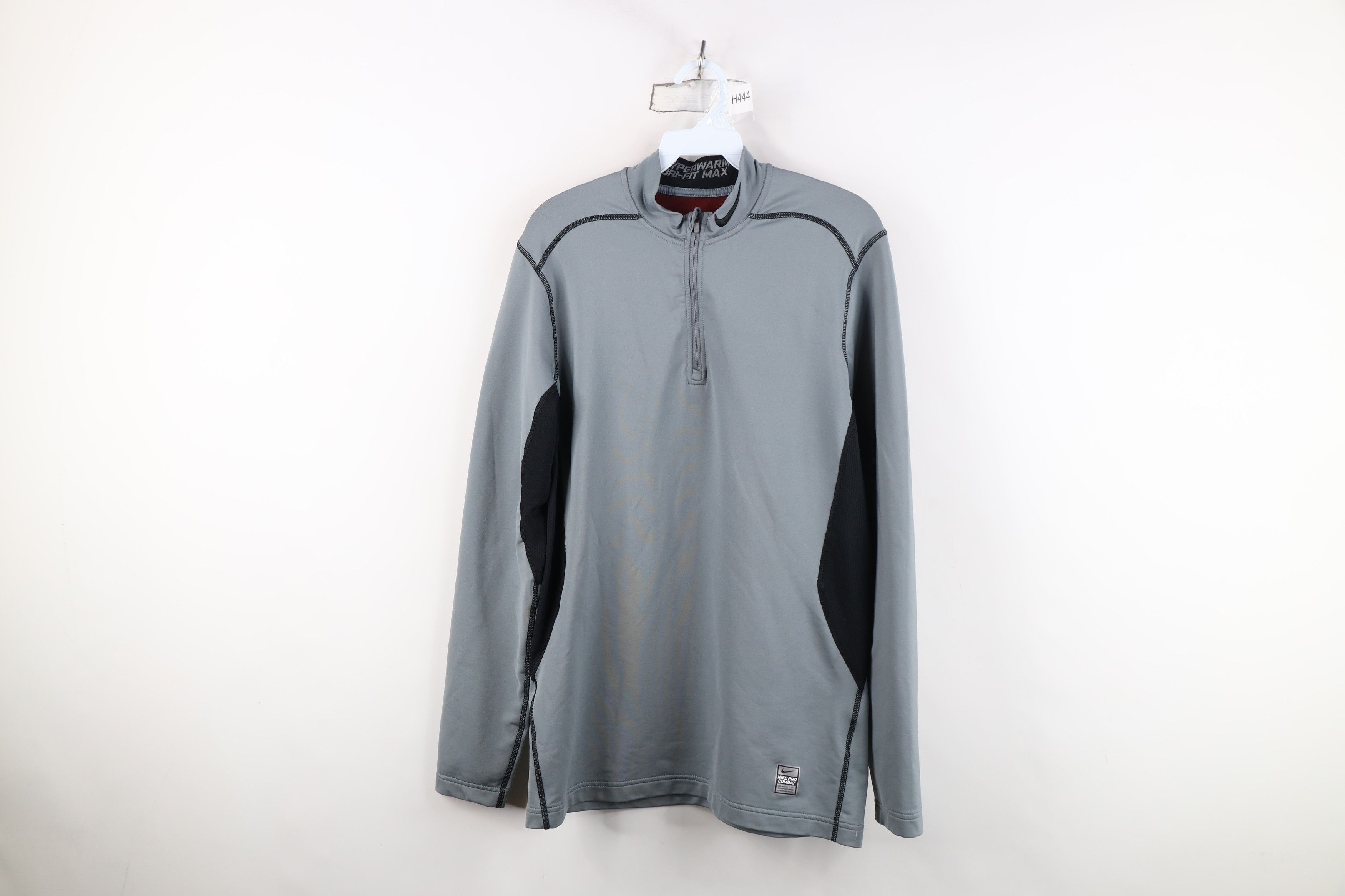 Nike Nike Pro Combat Compression Hyperwarm Half Zip Pullover Top Size US M / EU 48-50 / 2 - 1 Thumbnail
