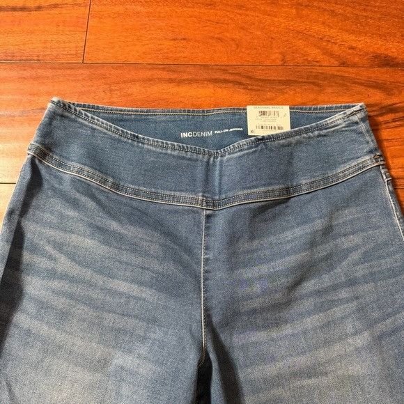 I.N.C INC International Concepts Blue Pull-On Jegging Mid Rise 12P Size 31" - 4 Thumbnail