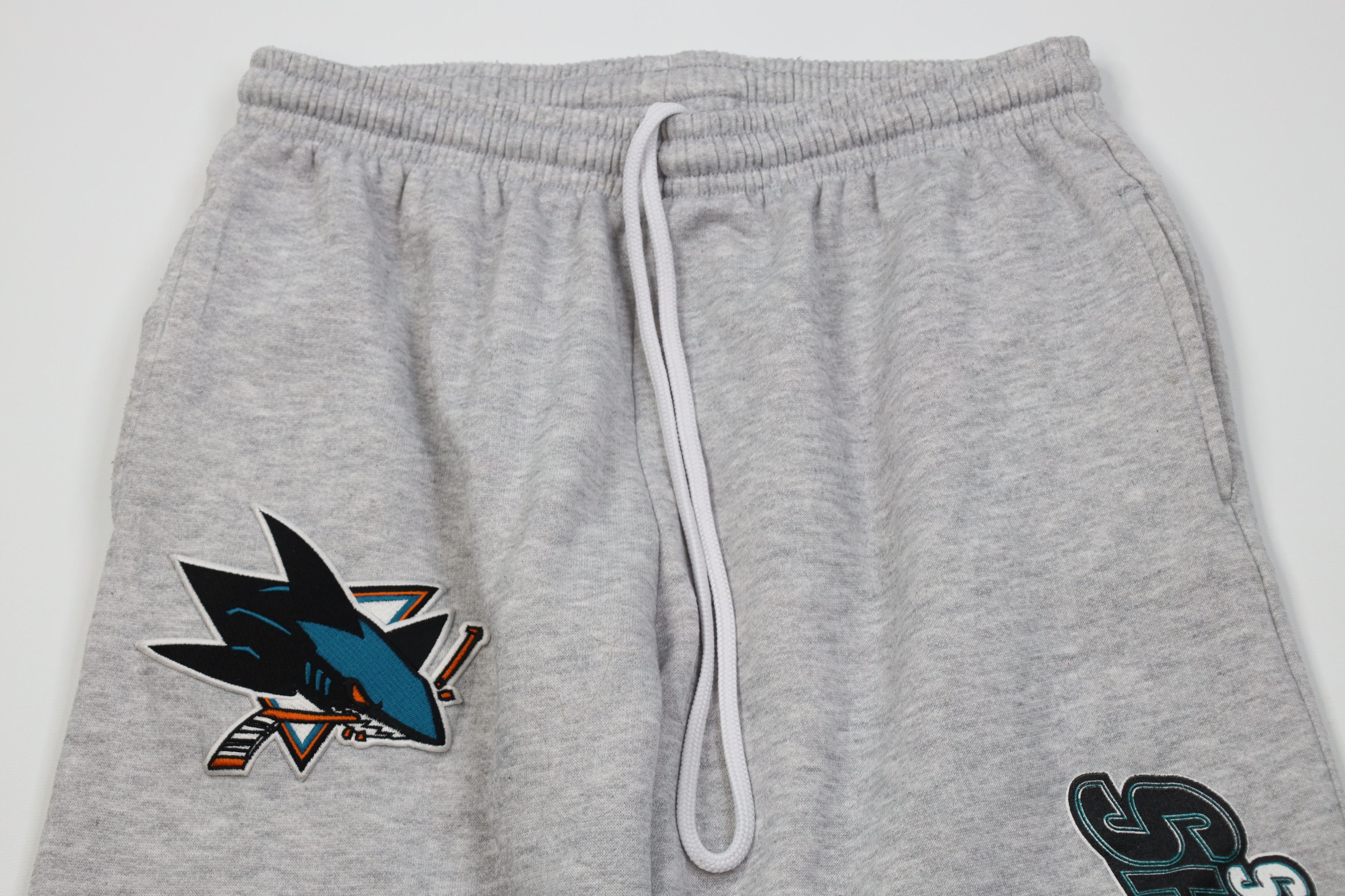 Vintage Vintage NHL San Jose Sharks Hockey Wide Leg Sweatpants Size US 34 / EU 50 - 2 Thumbnail