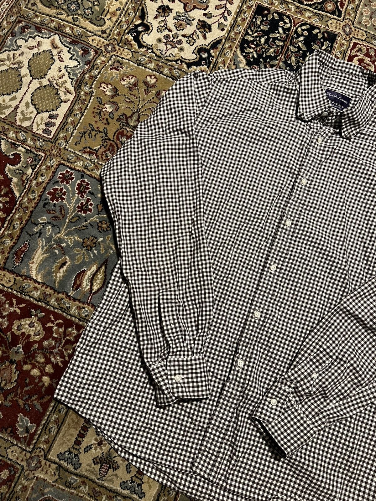 Ralph Lauren Ralph Lauren Purple Laber Italy Luxury Shirt Hype Rare Stree Size US XL / EU 56 / 4 - 2 Thumbnail