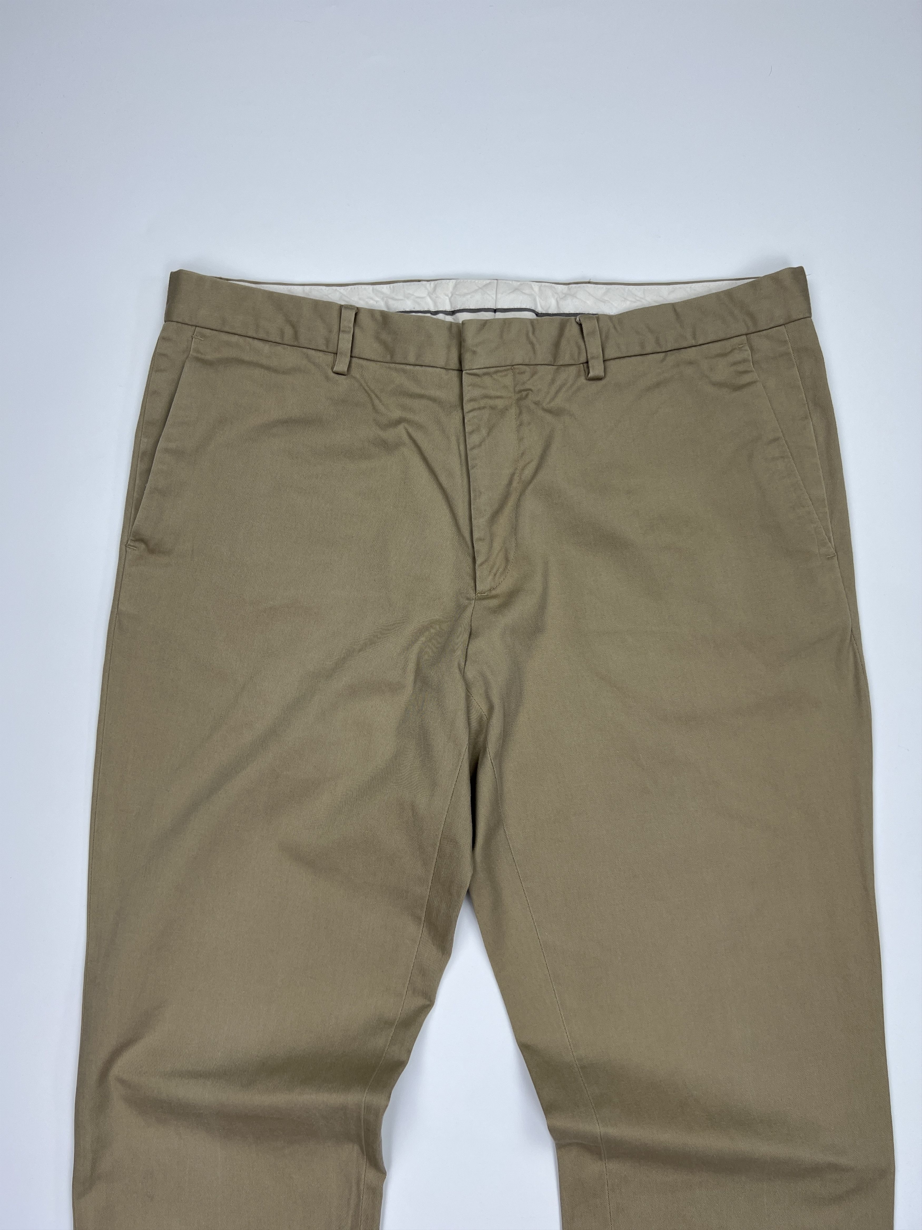 Arket Arket Beige Cotton Chino Trousers Size US 33 - 3 Thumbnail