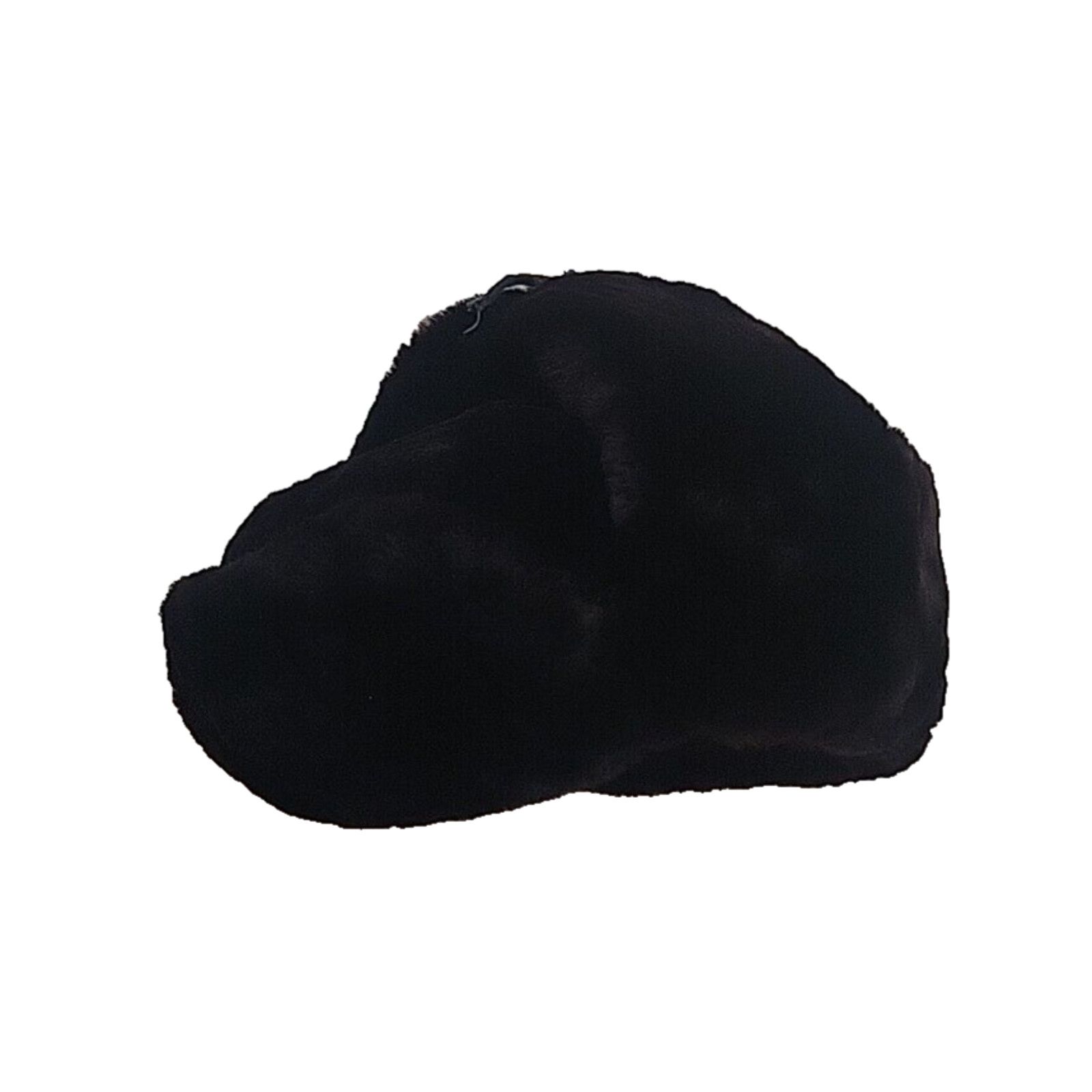 Other Real Russian Black Mouton Sheepskin Fur Ushanka Hat Size XL Size ONE SIZE - 6 Thumbnail
