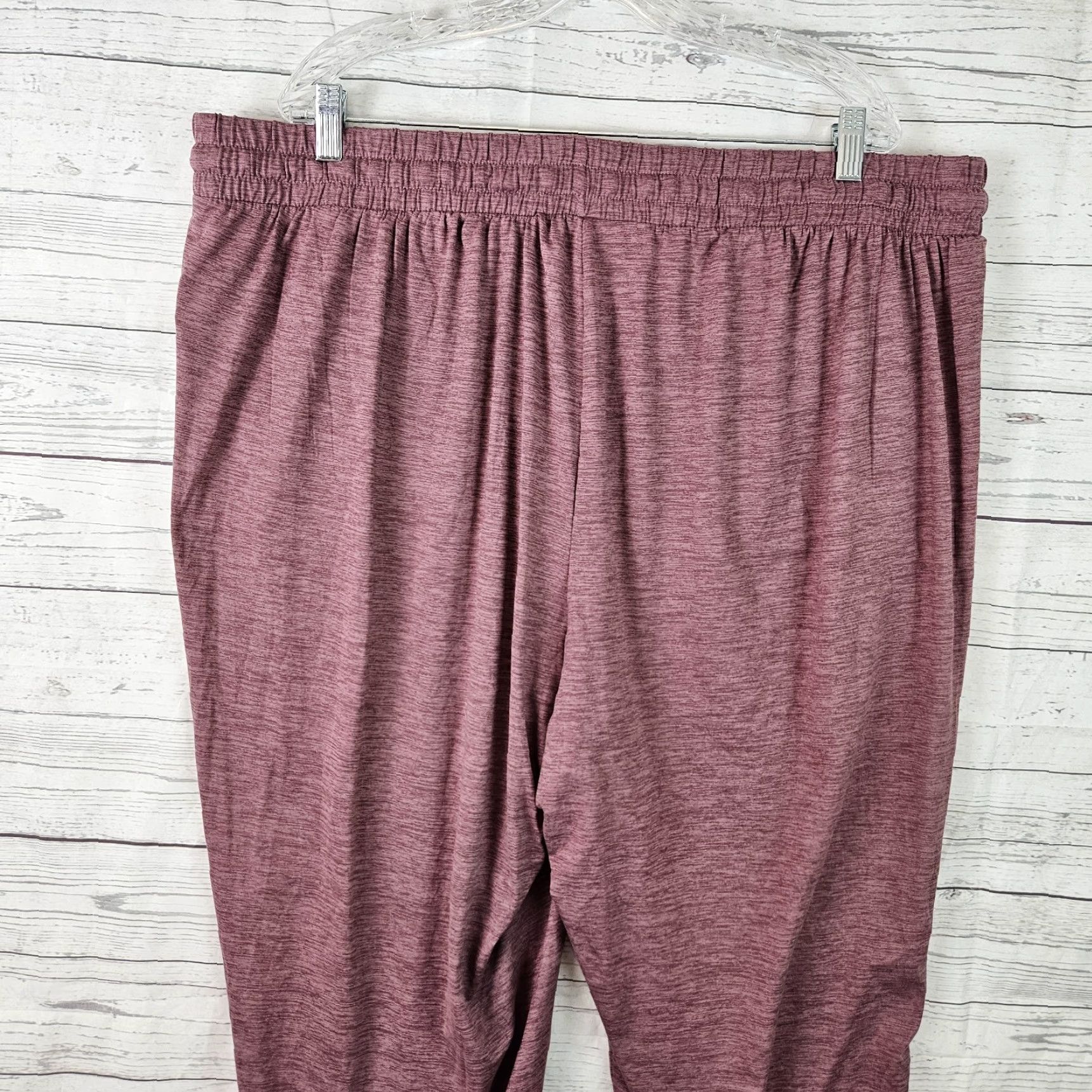 Torrid Torrid Womens Jogger Pants Activewear Size 3X Pink Rose Relaxed Pockets High Rise Drawstring Size 40" / US 18 - 4 Thumbnail