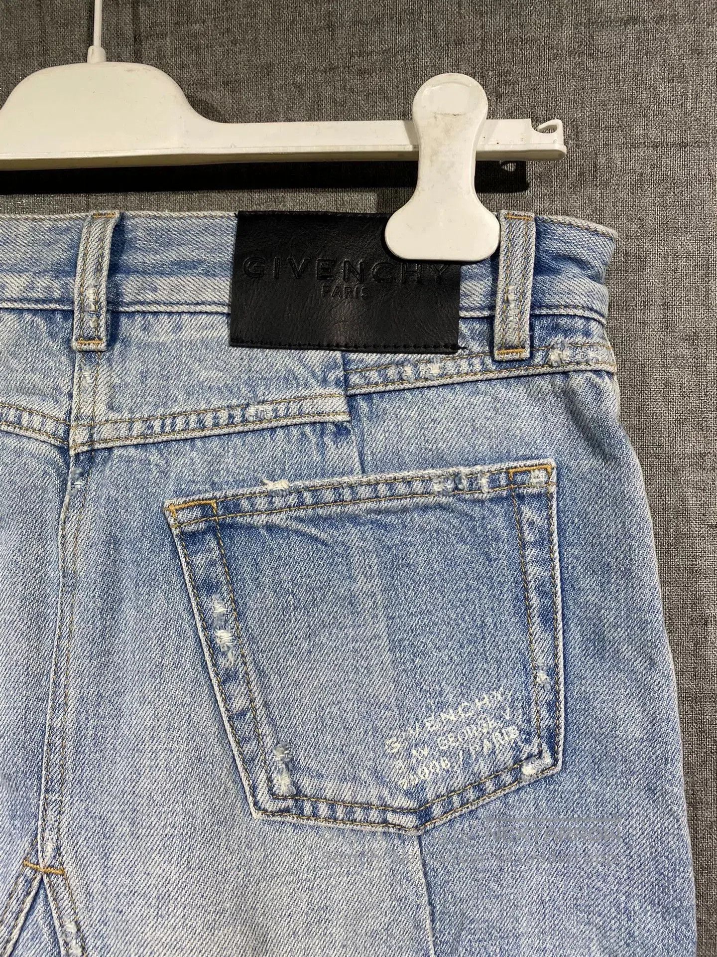 Givenchy Givenchy Women's Denim Mini Skirt. Size 37" - 4 Thumbnail