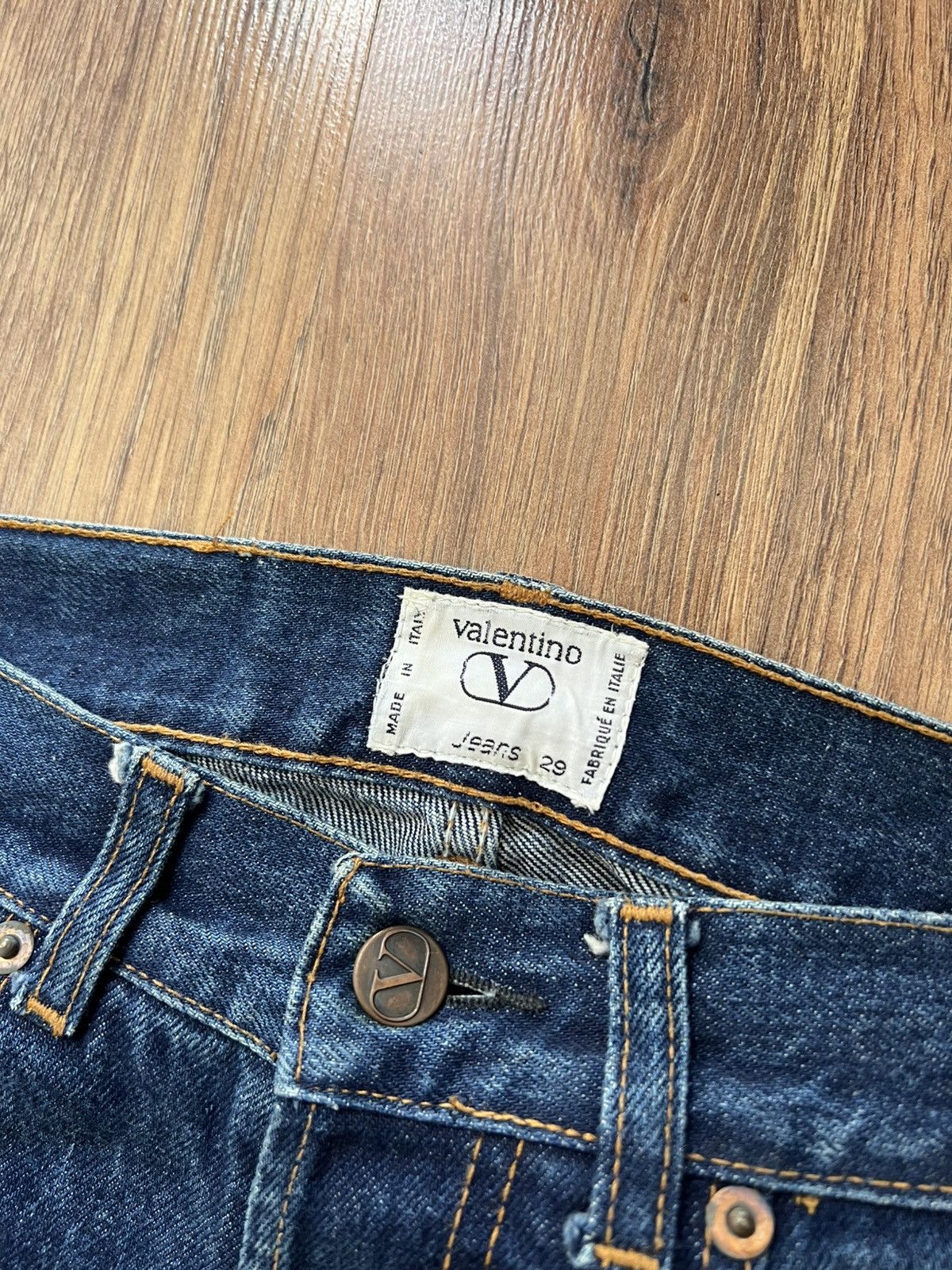 Valentino Valentino Jeans — Vintage Made in Italy Denim (Rare) Size US 29 - 10 Thumbnail