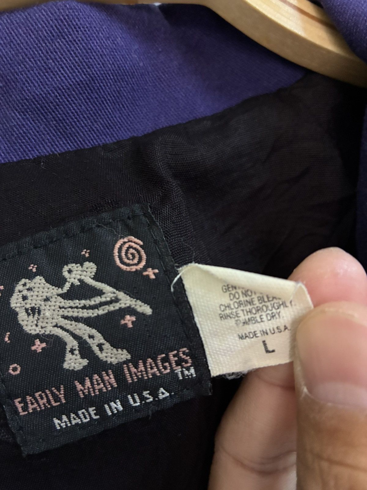 Vintage Vintage 80s Early Man Images Navajo Aztec motive jacket Size US L / EU 52-54 / 3 - 7 Thumbnail