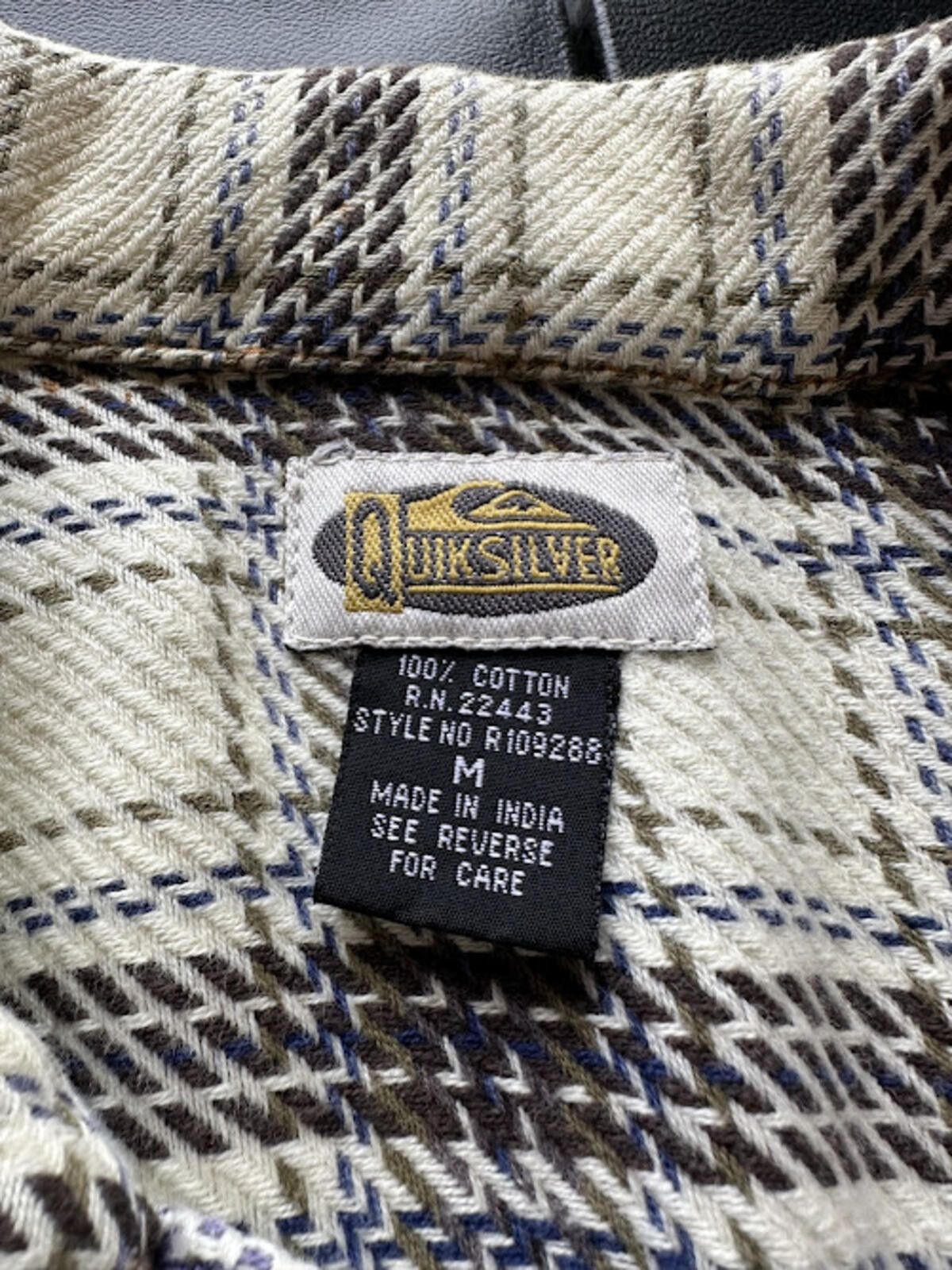 Quicksilver Quiksilver Plaid Button Shirt M Cotton Size US M / EU 48-50 / 2 - 3 Thumbnail