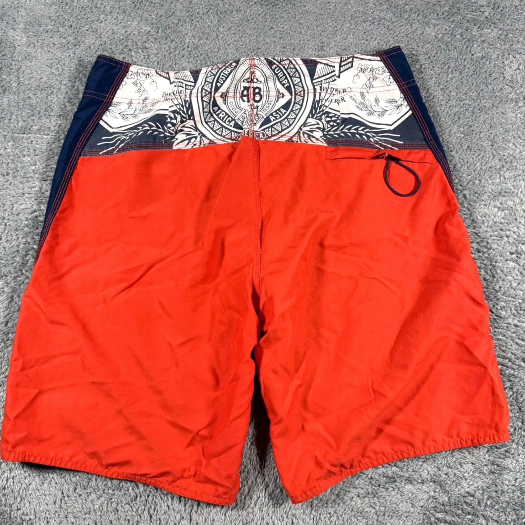Budweiser Budweiser Board Shorts Mens 38 King of Beers Color Block Blue Orange Size US 38 / EU 54 - 4 Thumbnail
