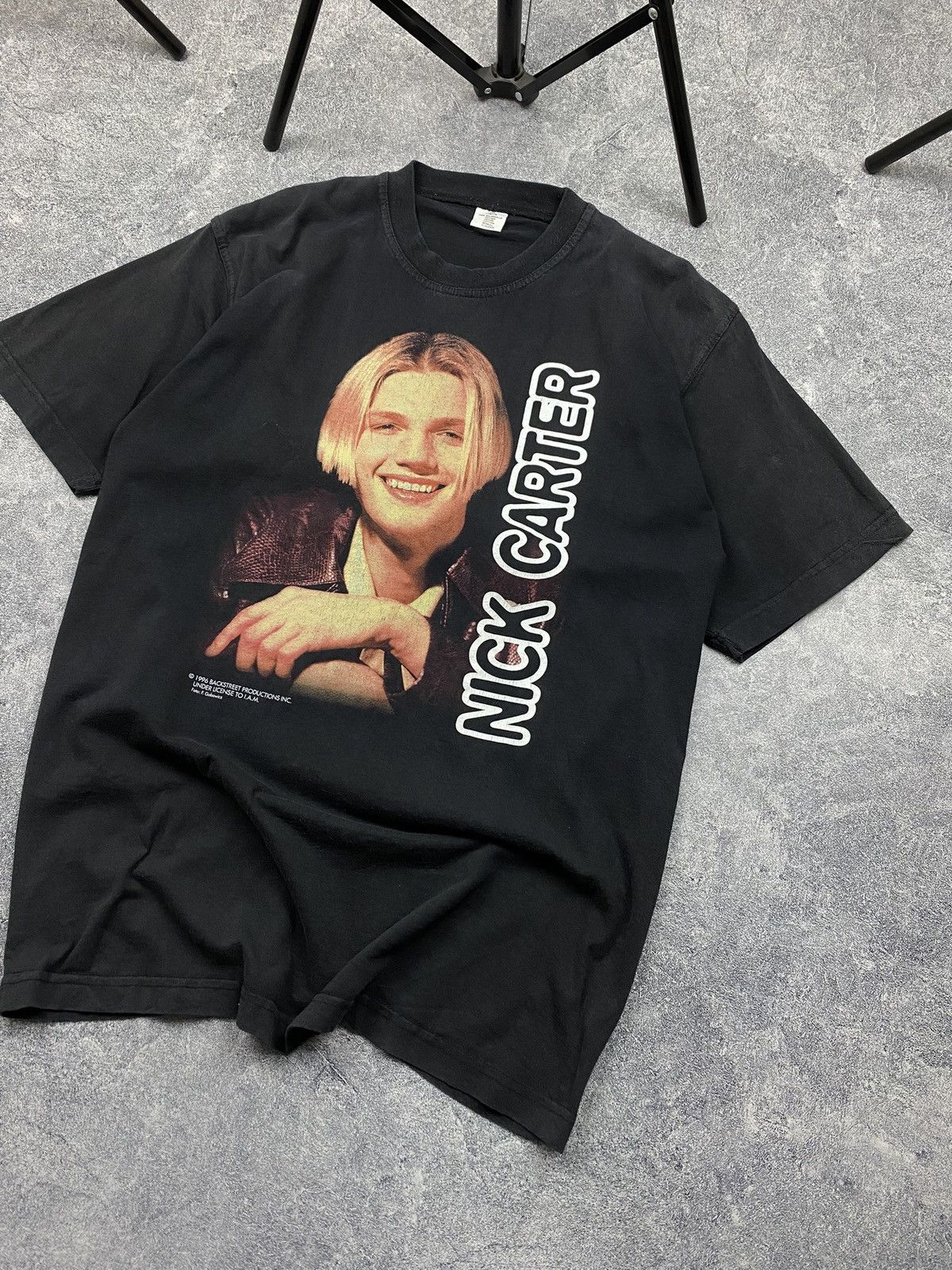 Band Tees × Vintage Vintage Back Street Boys “Nick Carter” 1996 rare Size US S / EU 44-46 / 1 - 3 Thumbnail