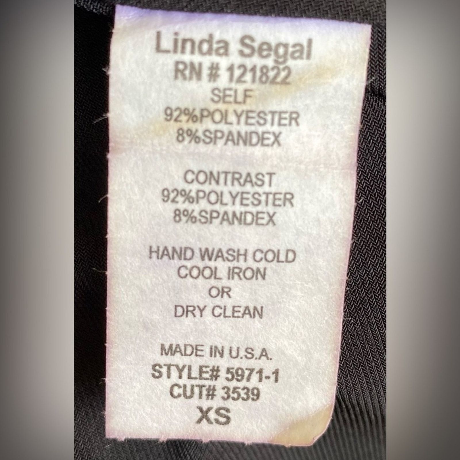 Other Linda Segal | Vintage 5971-1 Halter Party Dress RARE| XS Size XS / US 0-2 / IT 36-38 - 4 Thumbnail