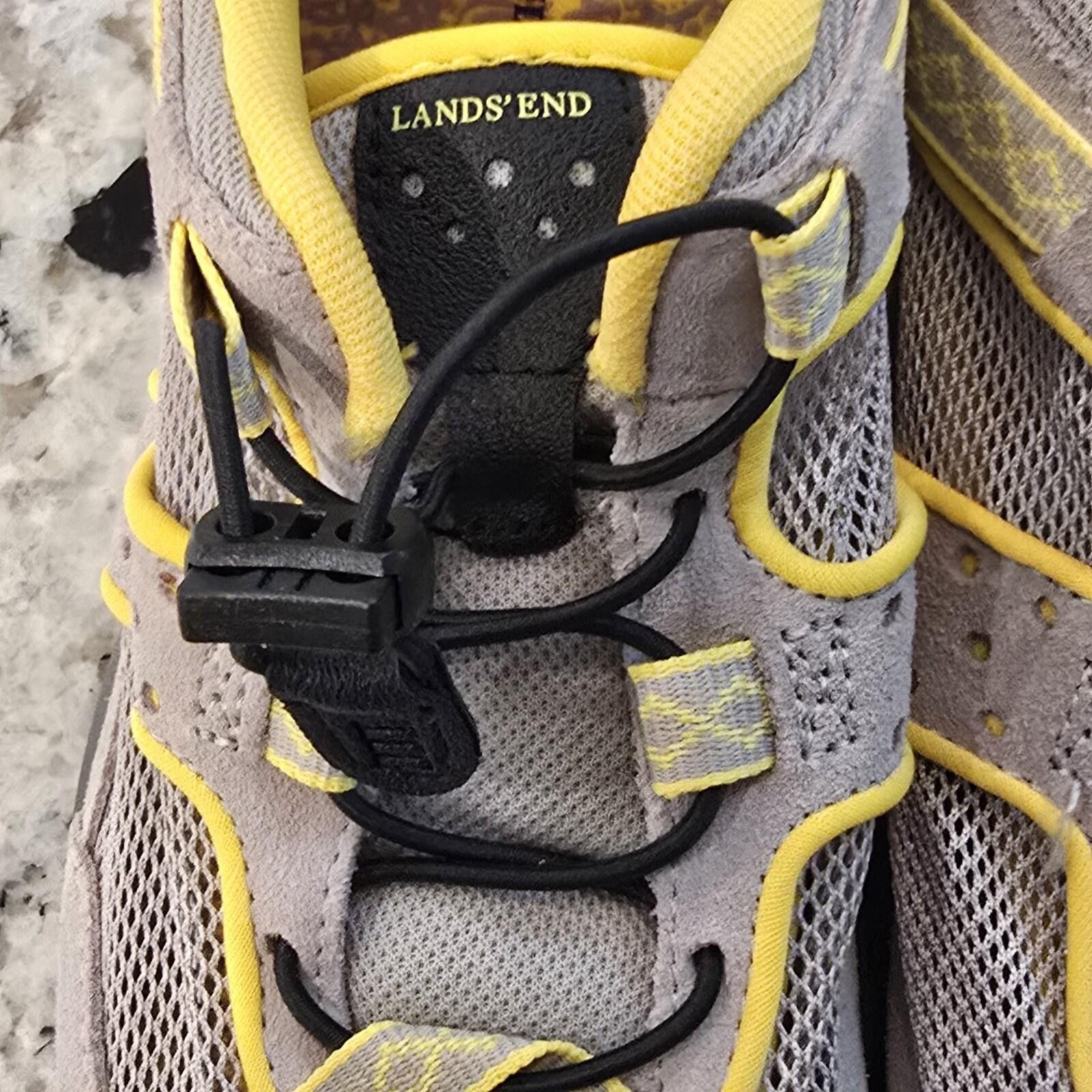 Lands' End Lands End - Womens 6.5 Gull Gray Yellow Trekker Shoes Size US 6.5 / IT 36.5 - 6 Thumbnail