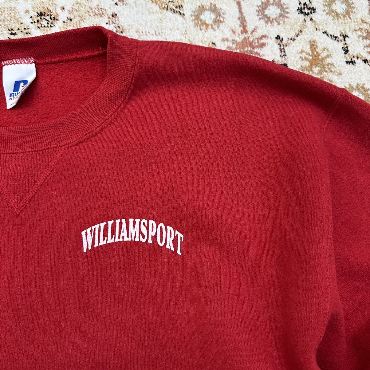 Russell Athletic × Vintage Vintage Russell WilliamSport Sweatshirt Fit Crazy Sportwear Size US L / EU 52-54 / 3 - 5 Thumbnail