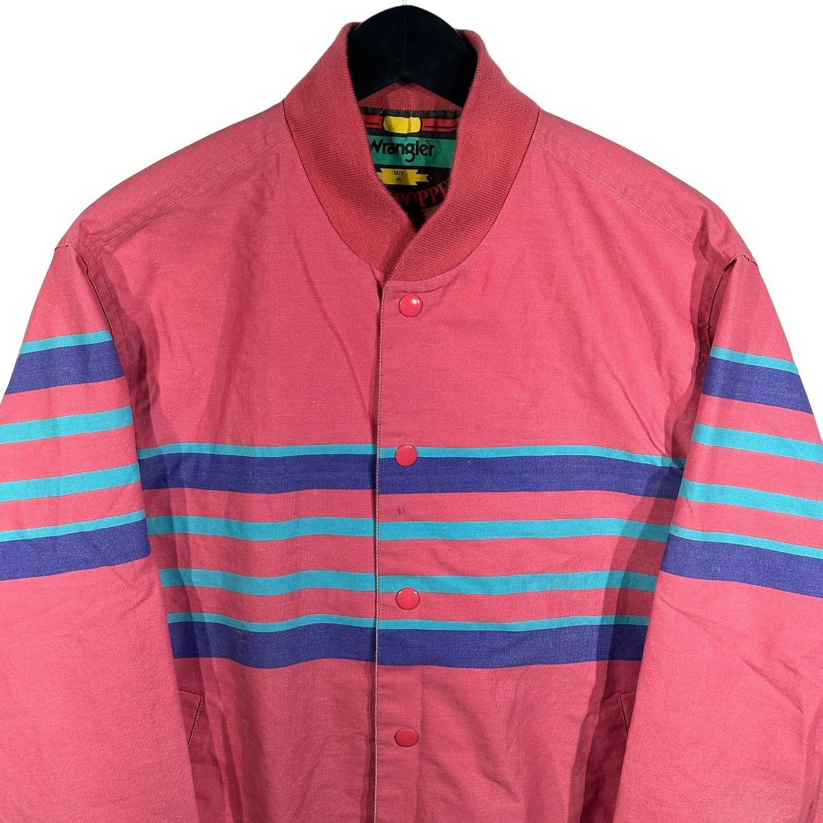 Wrangler Vintage Wrangler Stripe Button Down Jacket Size US M / EU 48-50 / 2 - 2 Thumbnail