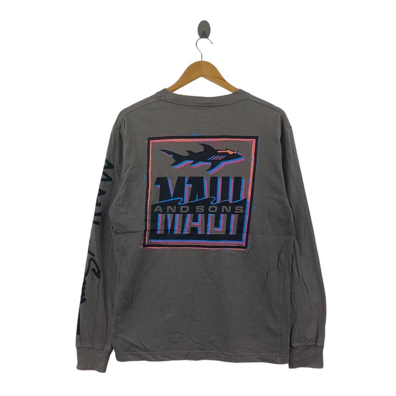 Vintage MAUI AND SONS Surf Shark Hawaii Tee Shirt Top