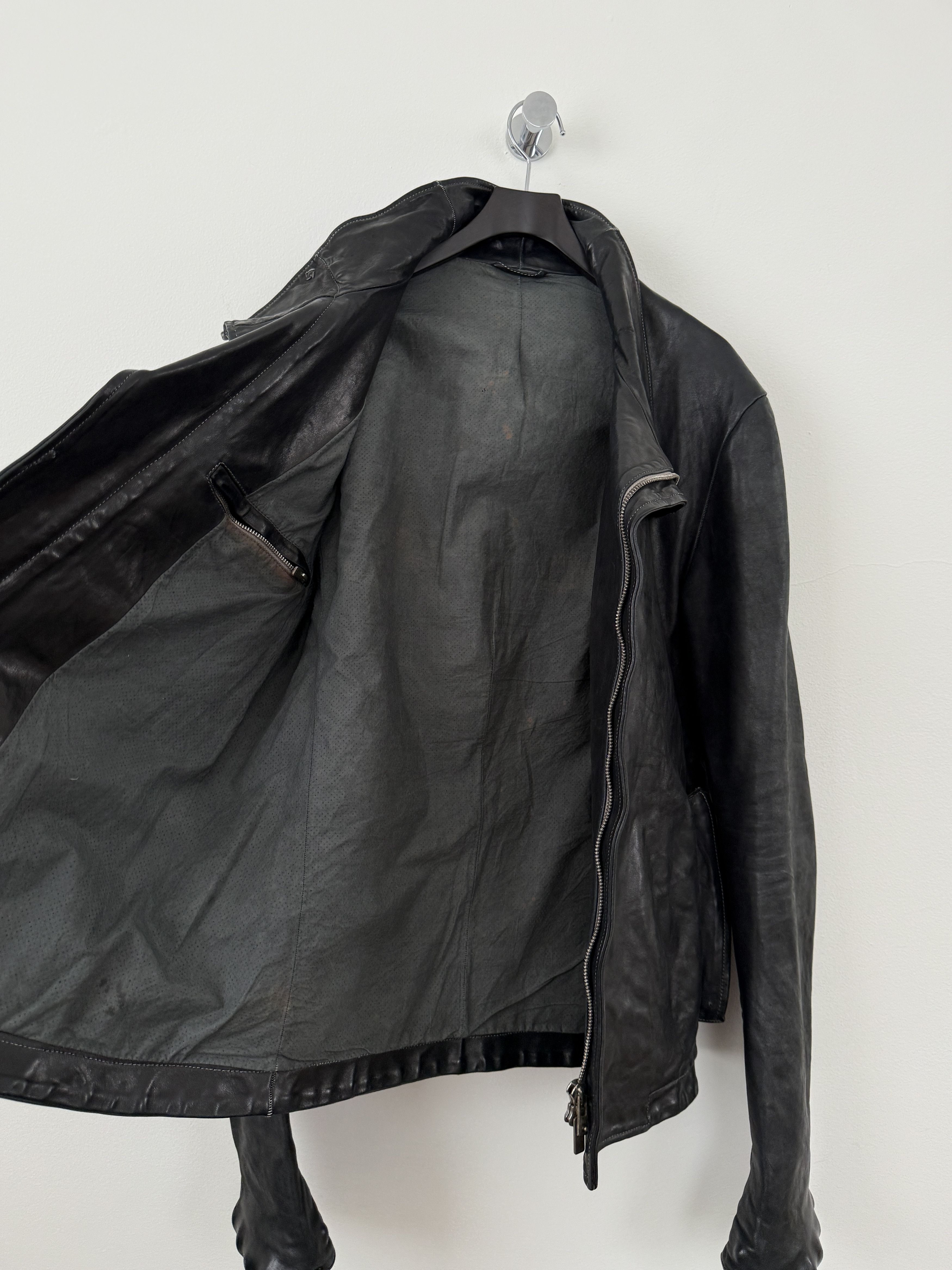 Carol Christian Poell Horse Leather Concealed Prosthetic Gloved Jacket Size US L / EU 52-54 / 3 - 15 Thumbnail