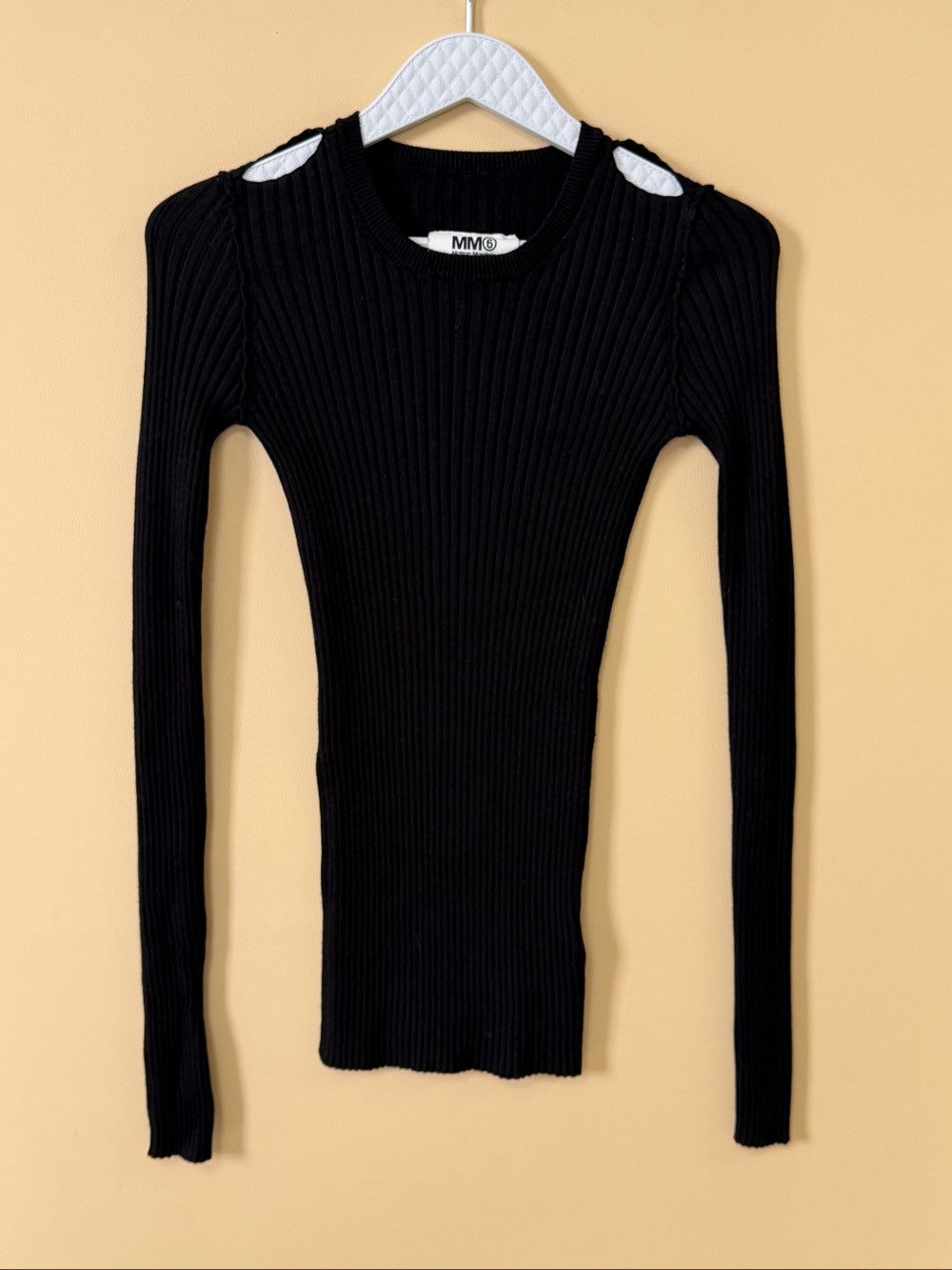 MM6 MM6 Maison Margiela Ribbed Knit Sweater Size XS Size XS / US 0-2 / IT 36-38 - 1 Thumbnail